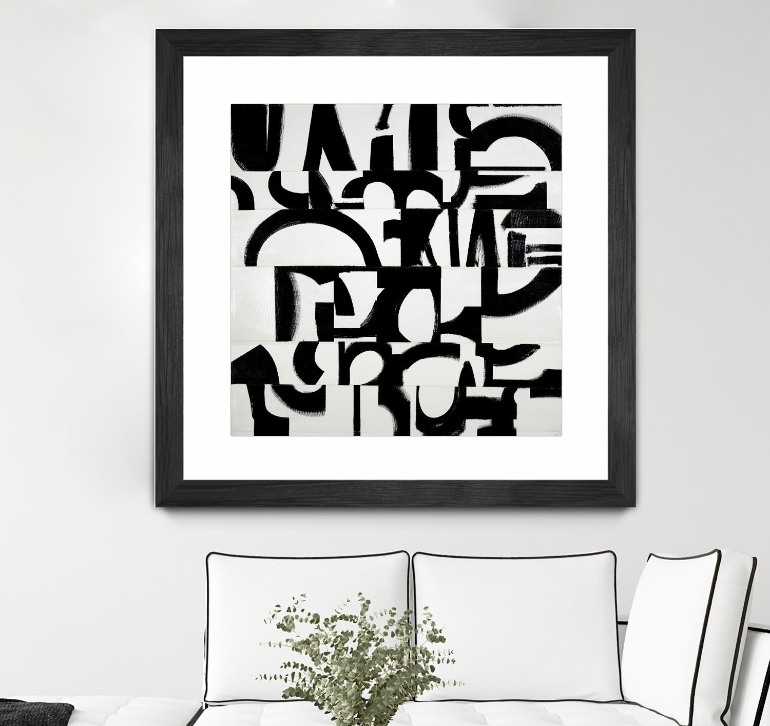 Prosperous Element by Randy Hibberd on GIANT ART - white abstract
