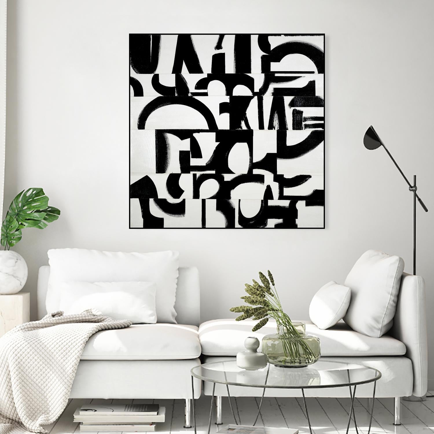 Prosperous Element by Randy Hibberd on GIANT ART - white abstract