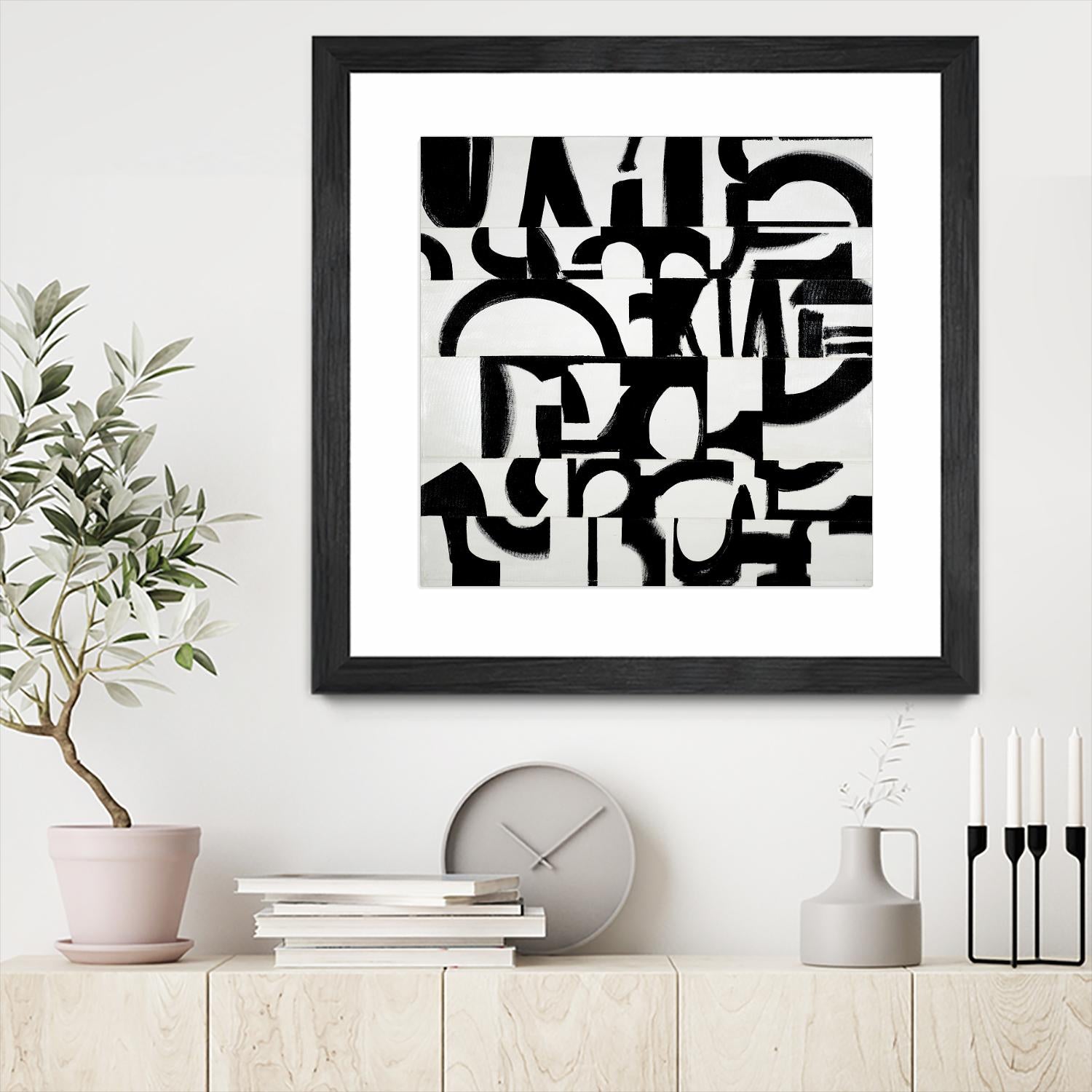 Prosperous Element by Randy Hibberd on GIANT ART - white abstract