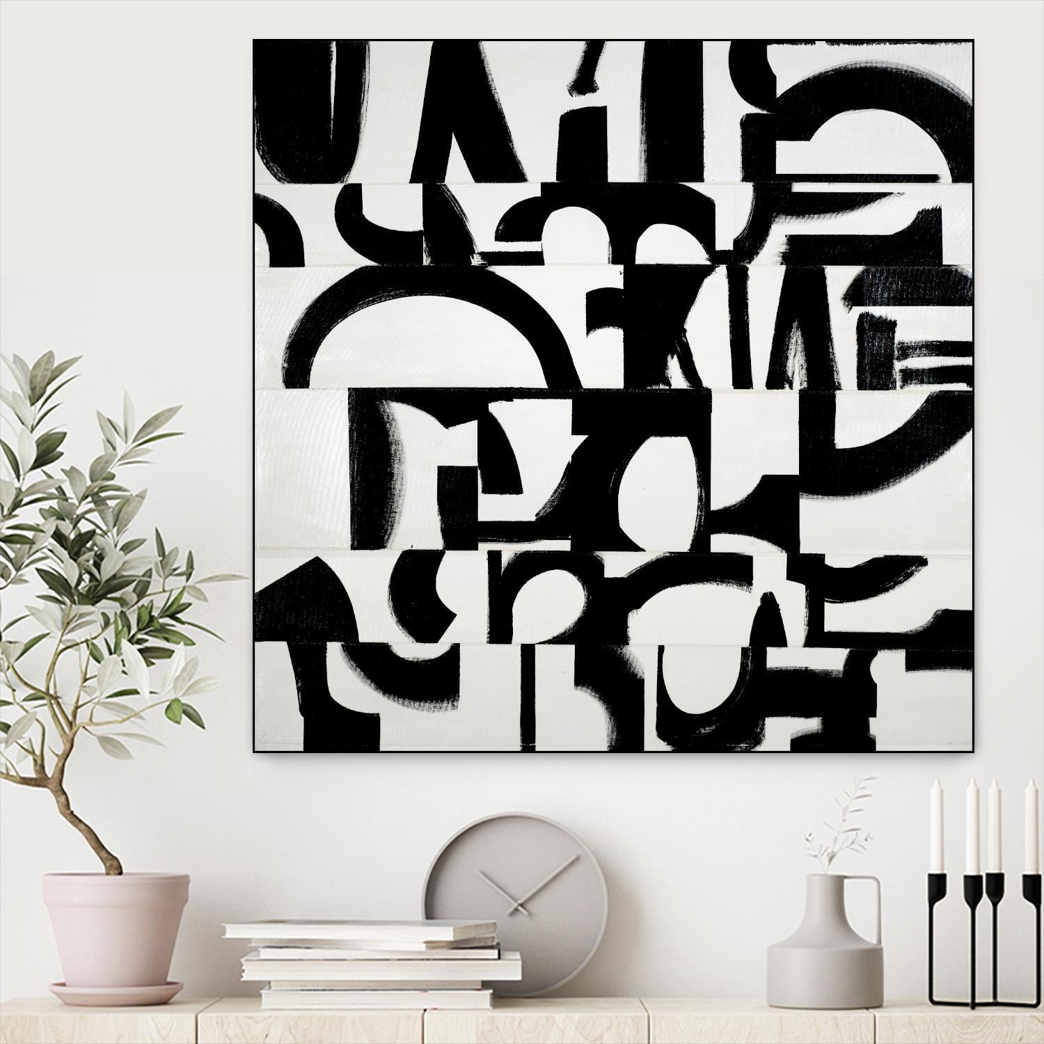 Prosperous Element by Randy Hibberd on GIANT ART - white abstract