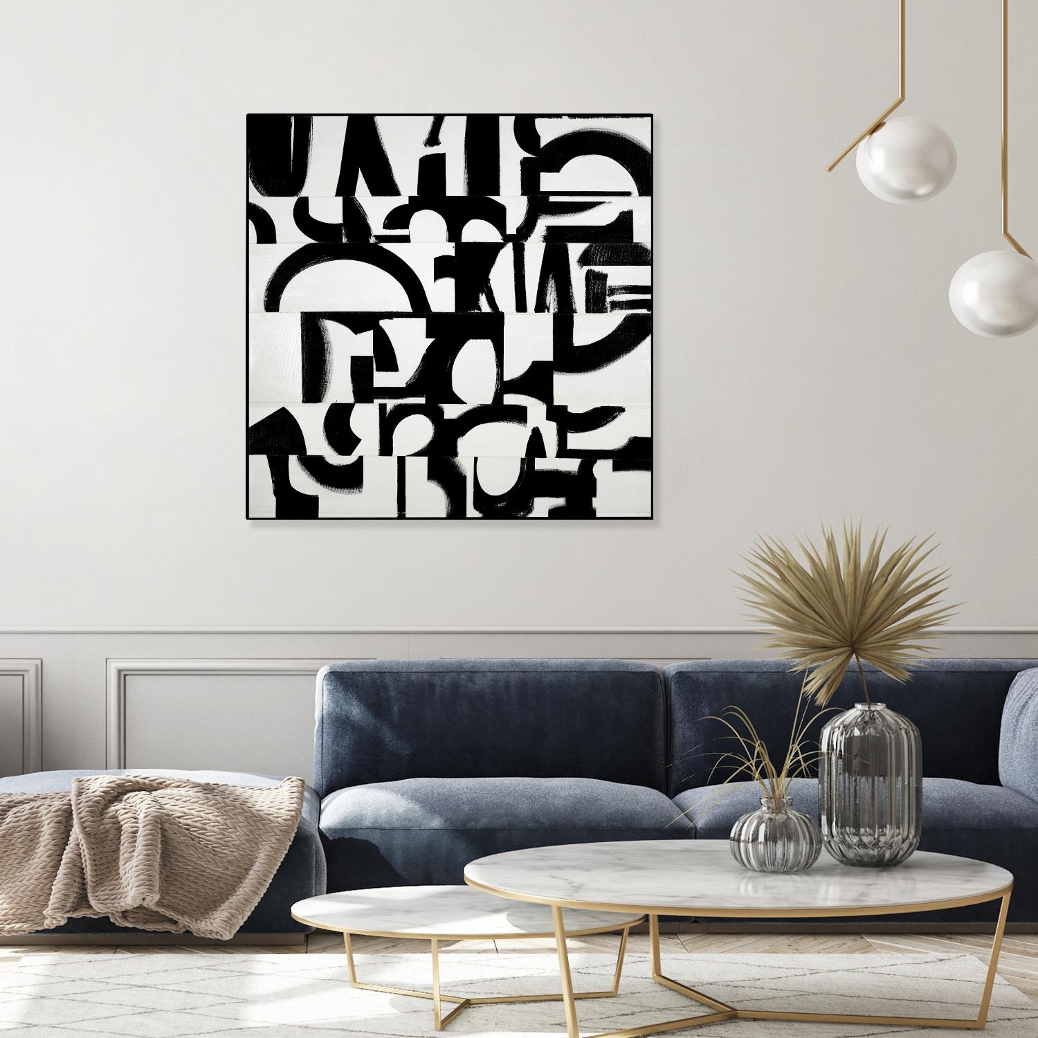 Prosperous Element by Randy Hibberd on GIANT ART - white abstract