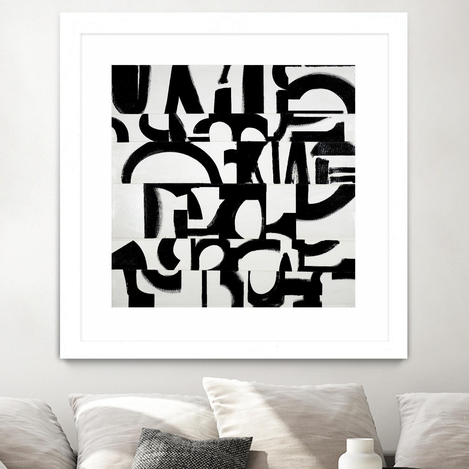 Prosperous Element by Randy Hibberd on GIANT ART - white abstract
