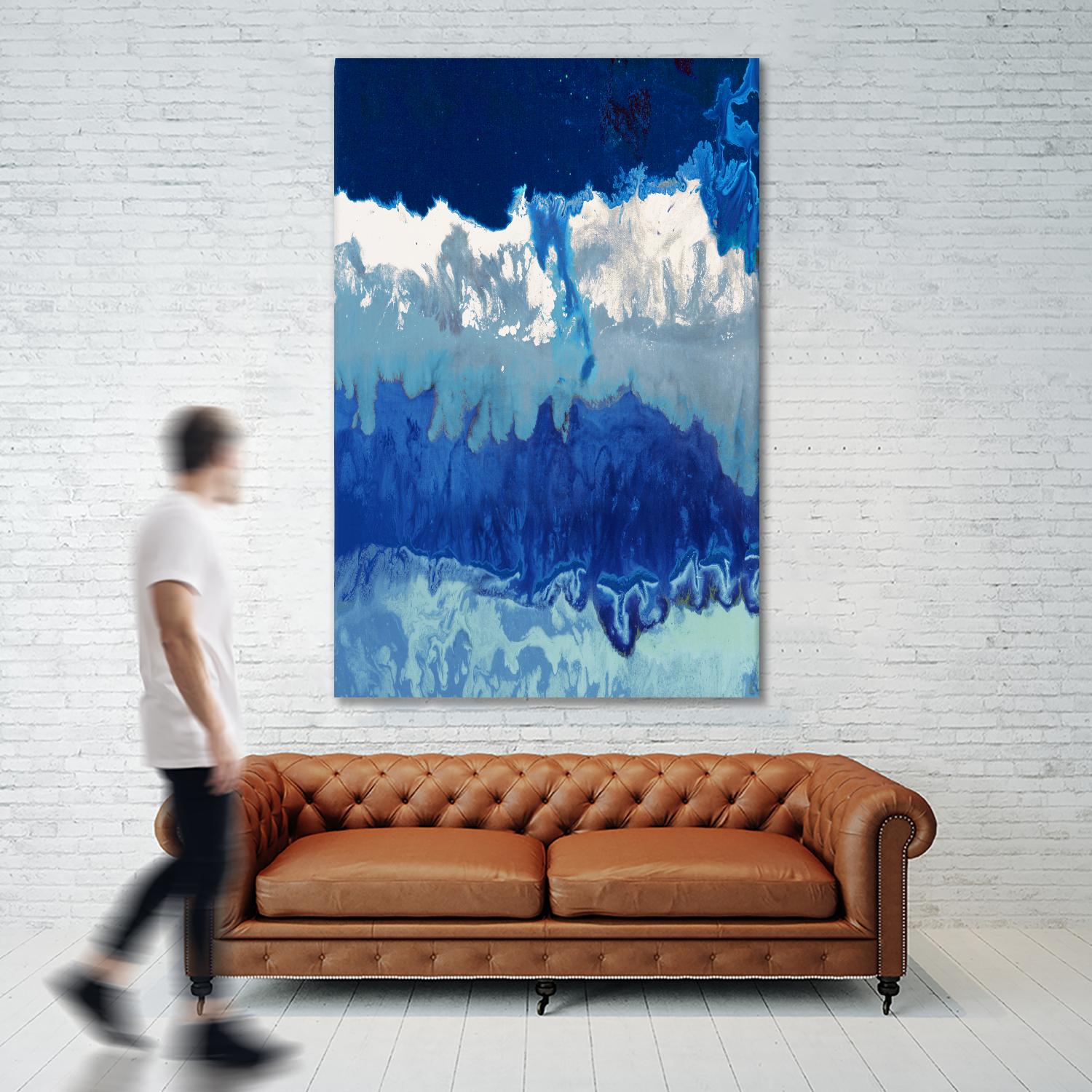 Life's Energy V2 by Randy Hibberd on GIANT ART - white abstract