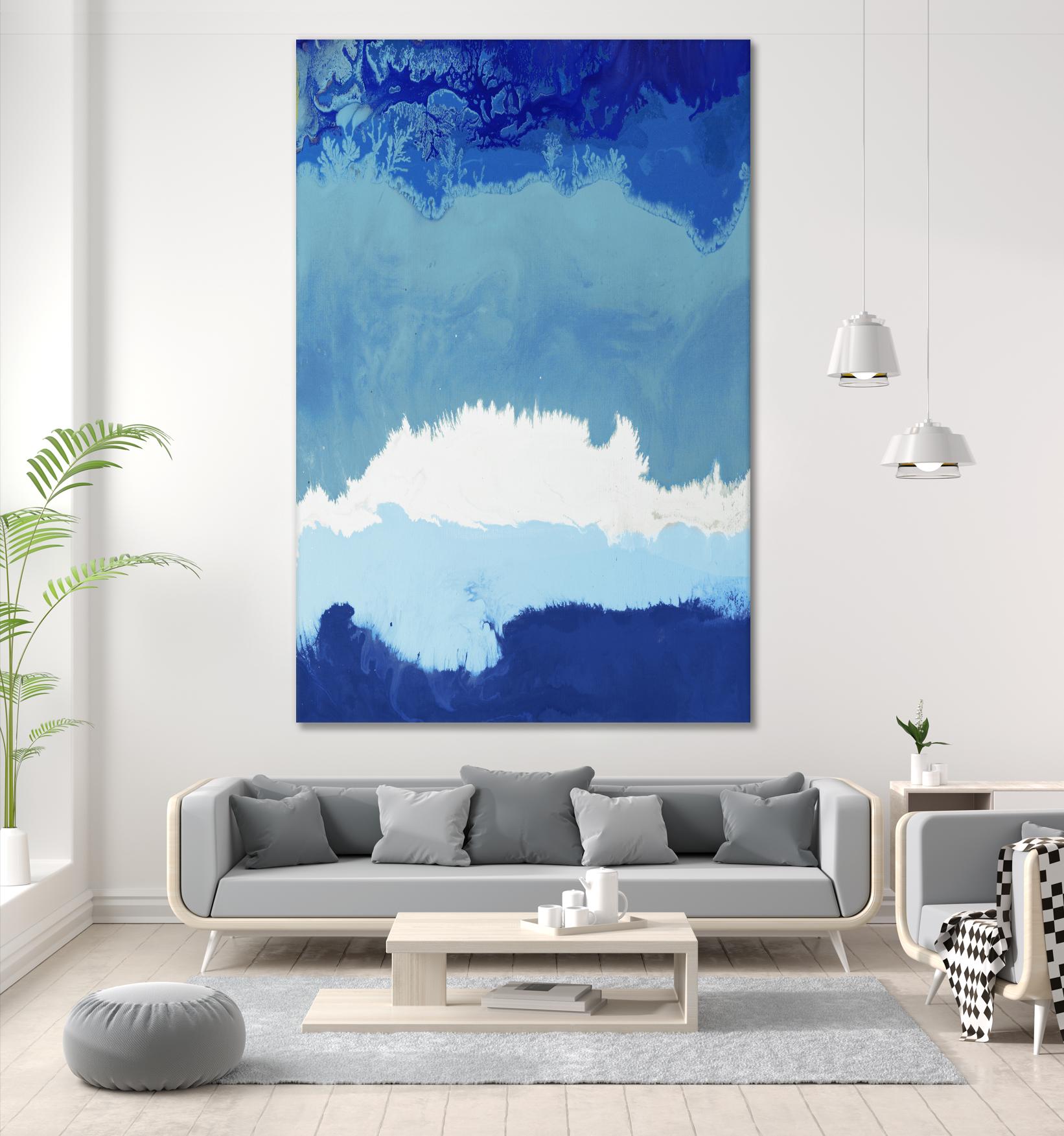 Life's Energy V2 by Randy Hibberd on GIANT ART - white abstract