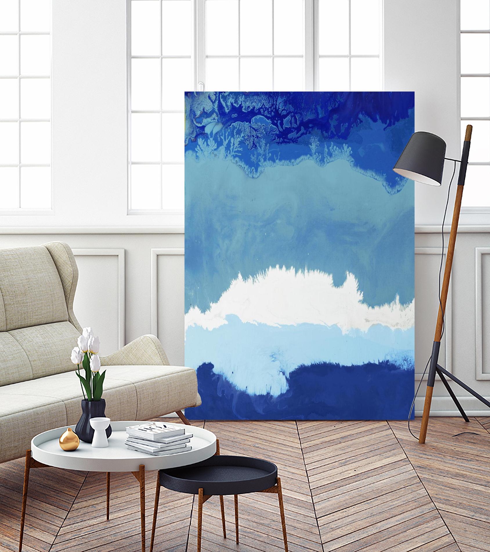 Life's Energy V2 by Randy Hibberd on GIANT ART - white abstract