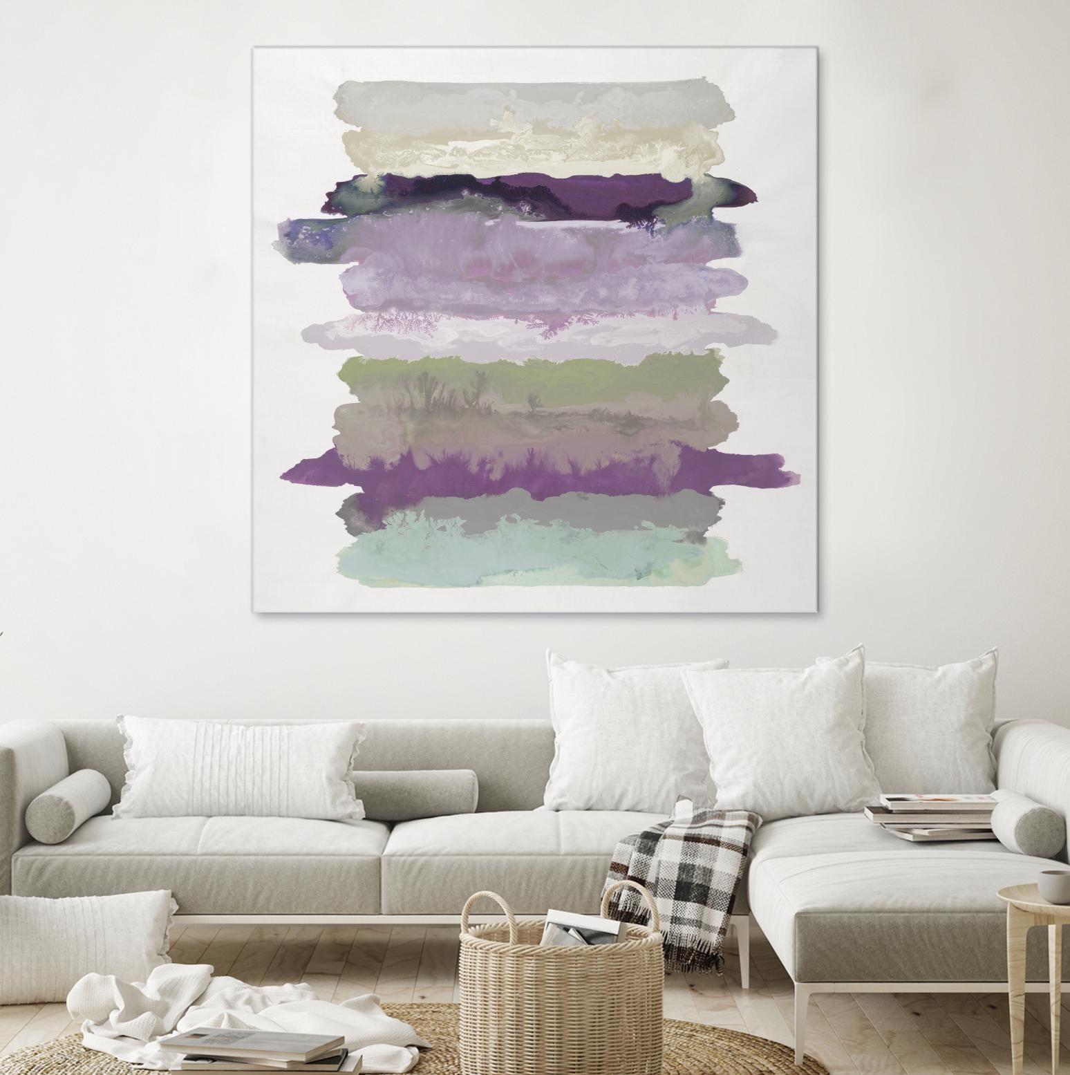 Flowing Energy II V3 by Randy Hibberd on GIANT ART - purples abstract