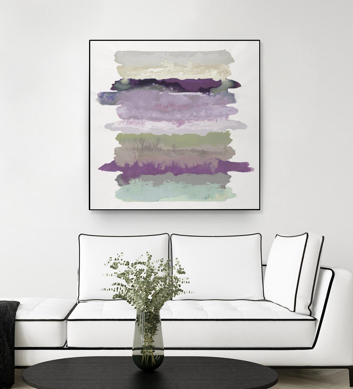 Flowing Energy II V3 by Randy Hibberd on GIANT ART - purples abstract