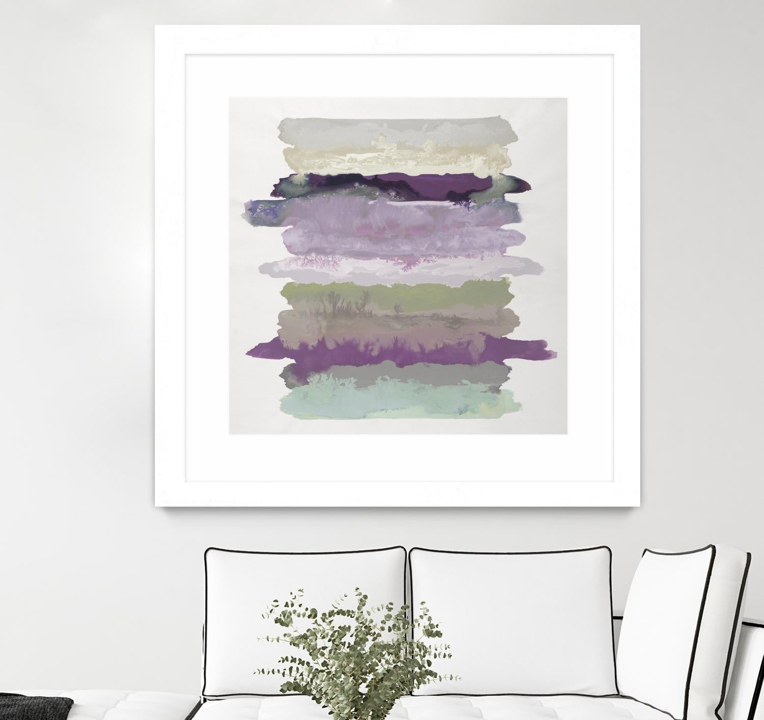 Flowing Energy II V3 by Randy Hibberd on GIANT ART - purples abstract