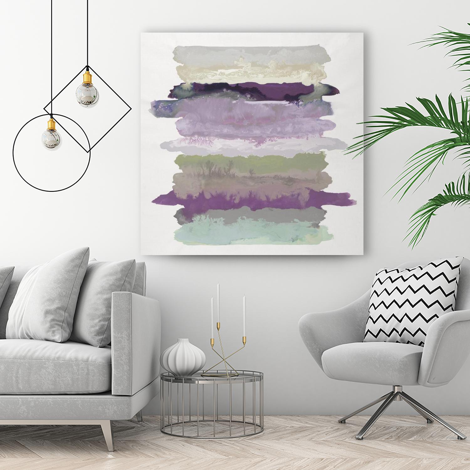 Flowing Energy II V3 by Randy Hibberd on GIANT ART - purples abstract