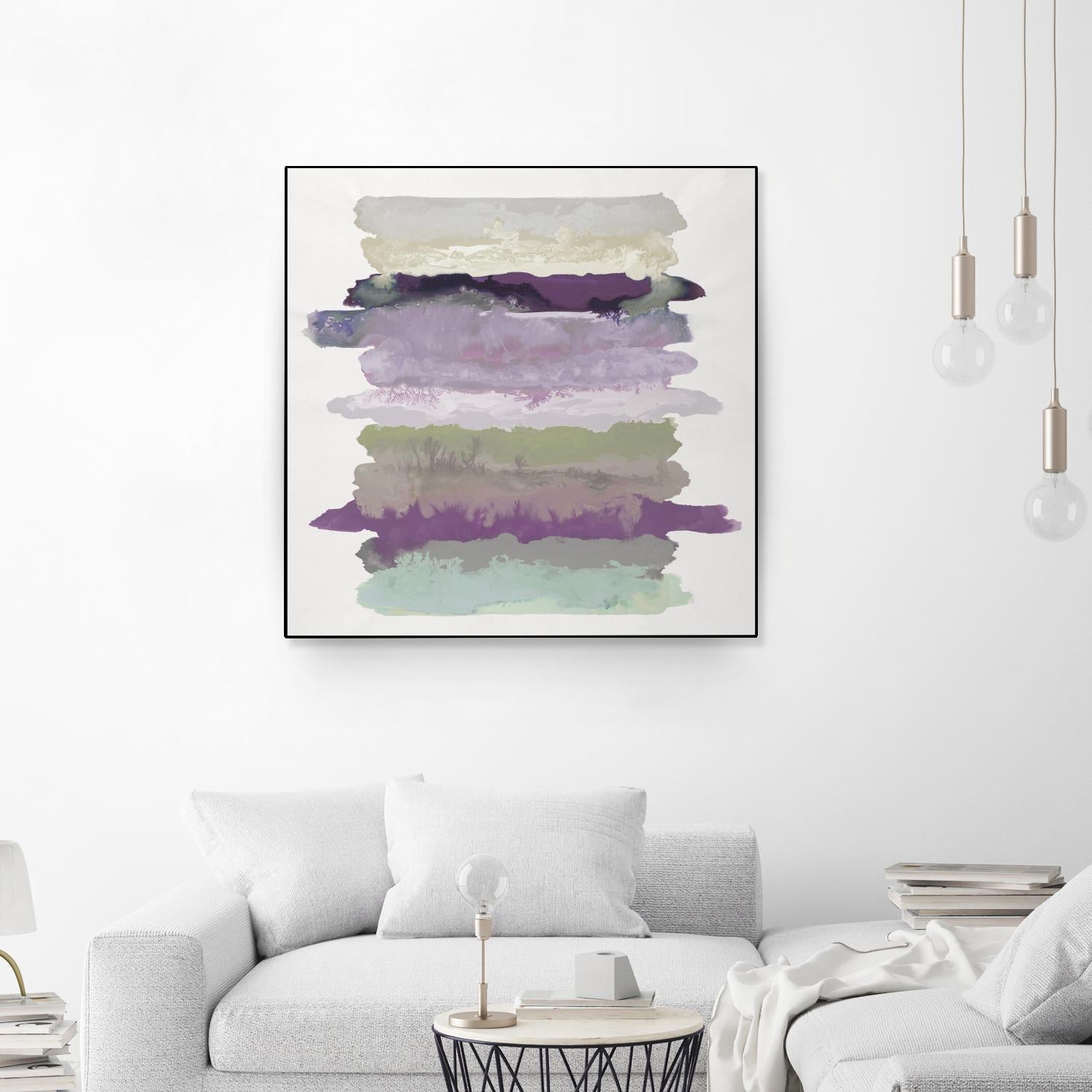 Flowing Energy II V3 by Randy Hibberd on GIANT ART - purples abstract