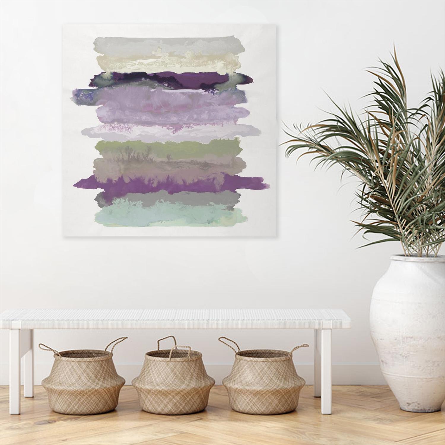 Flowing Energy II V3 by Randy Hibberd on GIANT ART - purples abstract