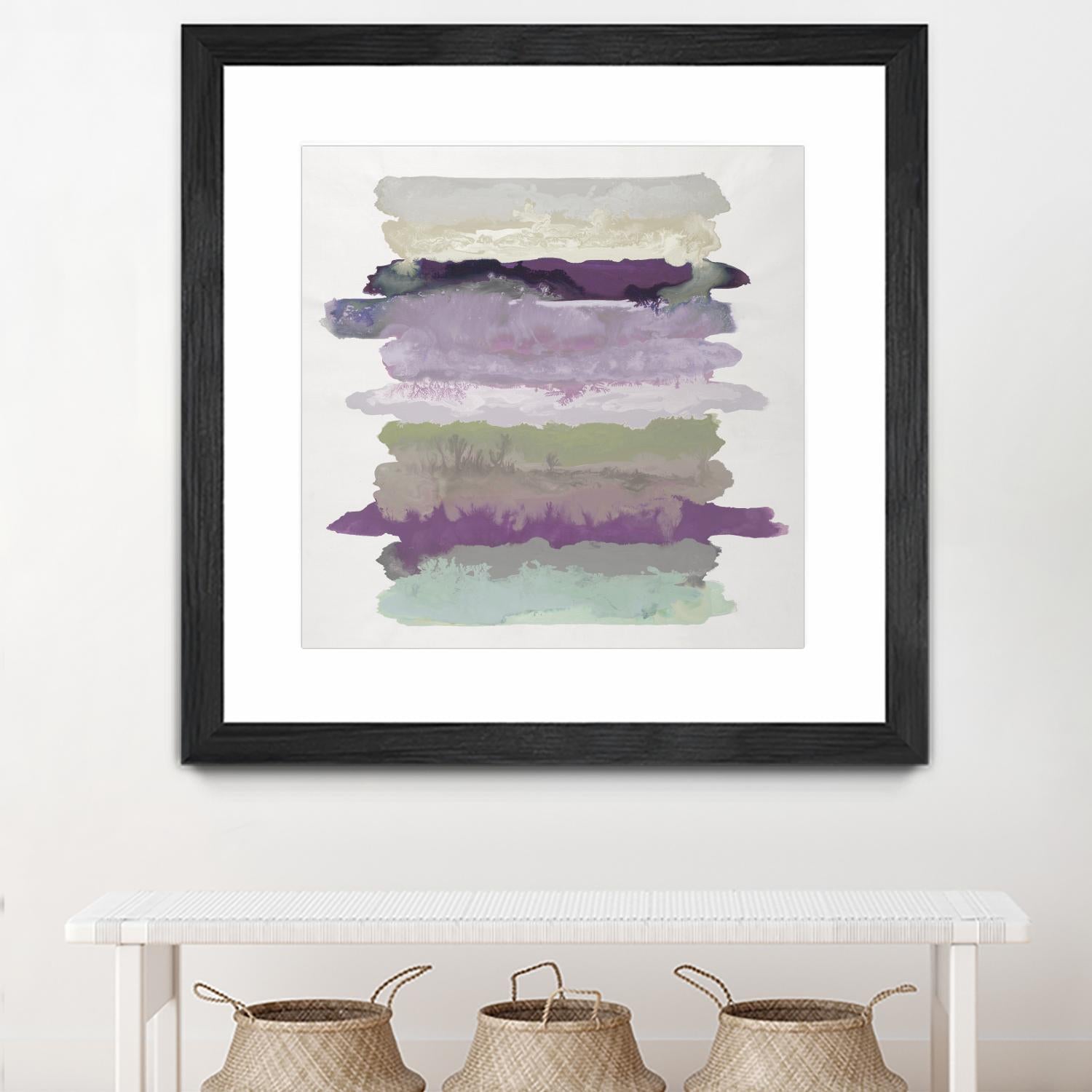 Flowing Energy II V3 by Randy Hibberd on GIANT ART - purples abstract