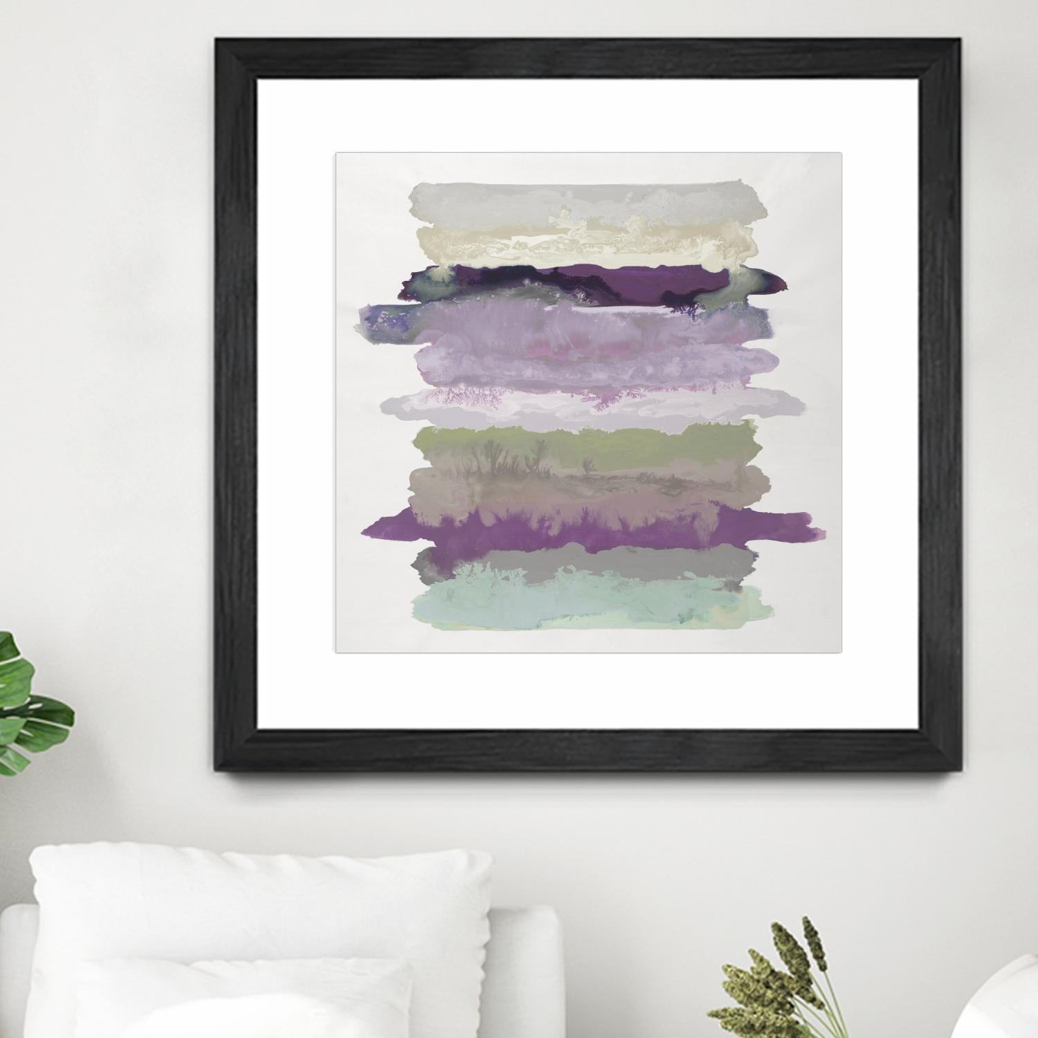 Flowing Energy II V3 by Randy Hibberd on GIANT ART - purples abstract