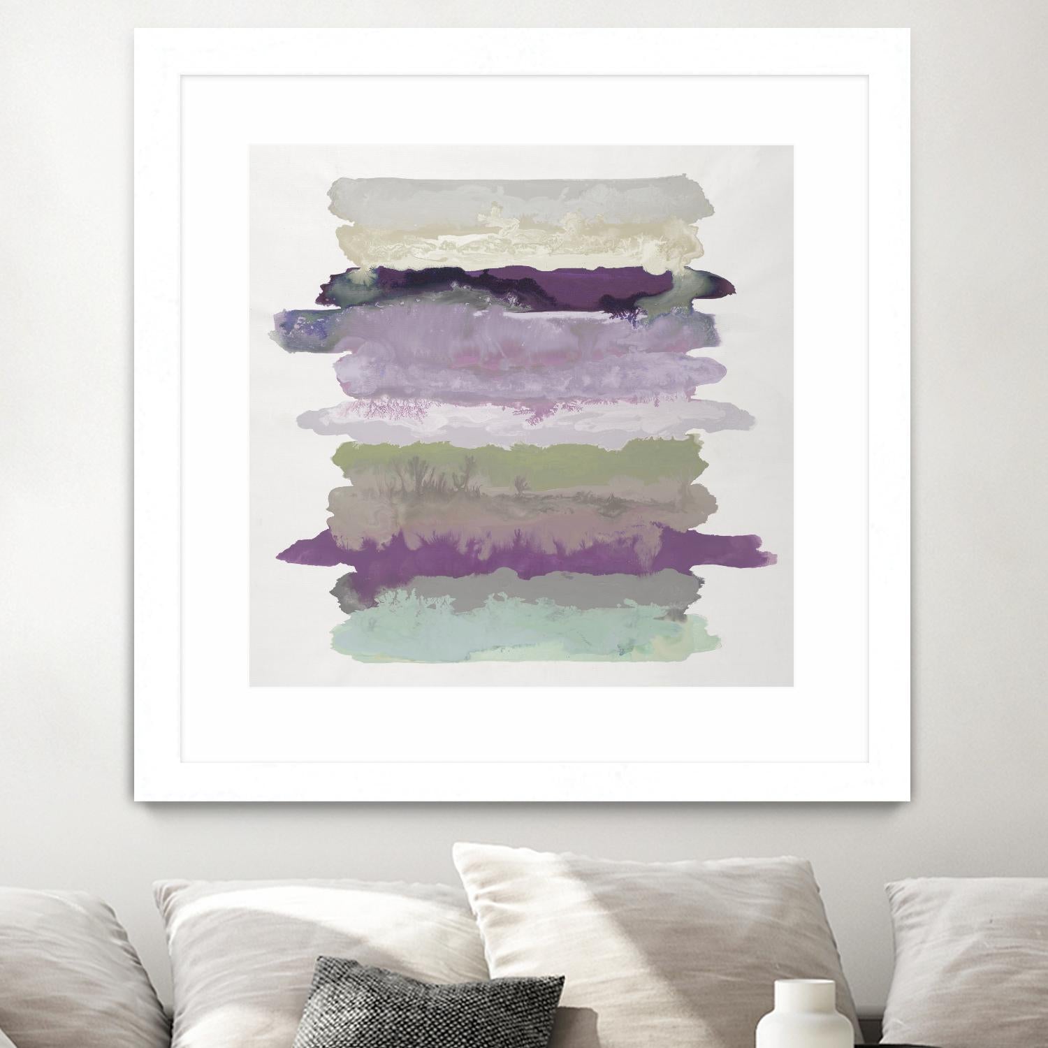 Flowing Energy II V3 by Randy Hibberd on GIANT ART - purples abstract