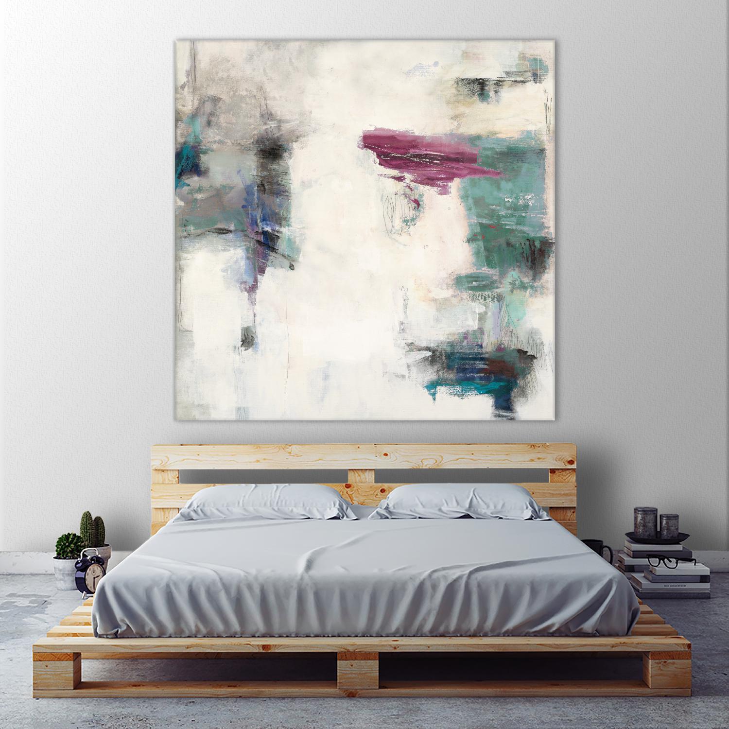 Best Promise by Randy Hibberd on GIANT ART - turquoise abstract