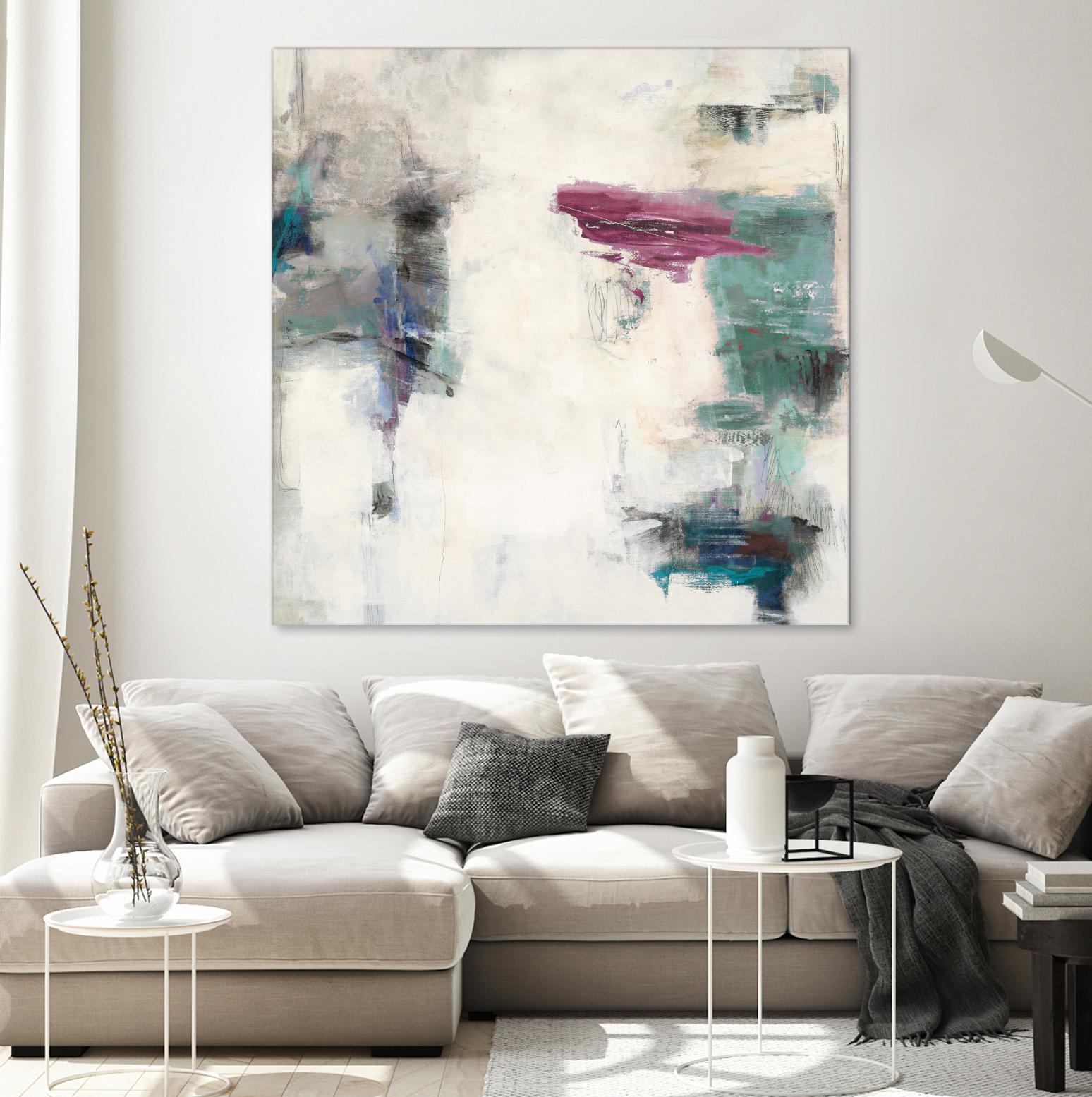 Best Promise by Randy Hibberd on GIANT ART - turquoise abstract