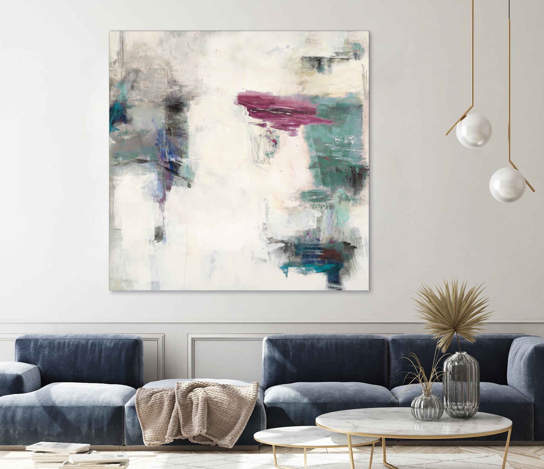 Best Promise by Randy Hibberd on GIANT ART - turquoise abstract