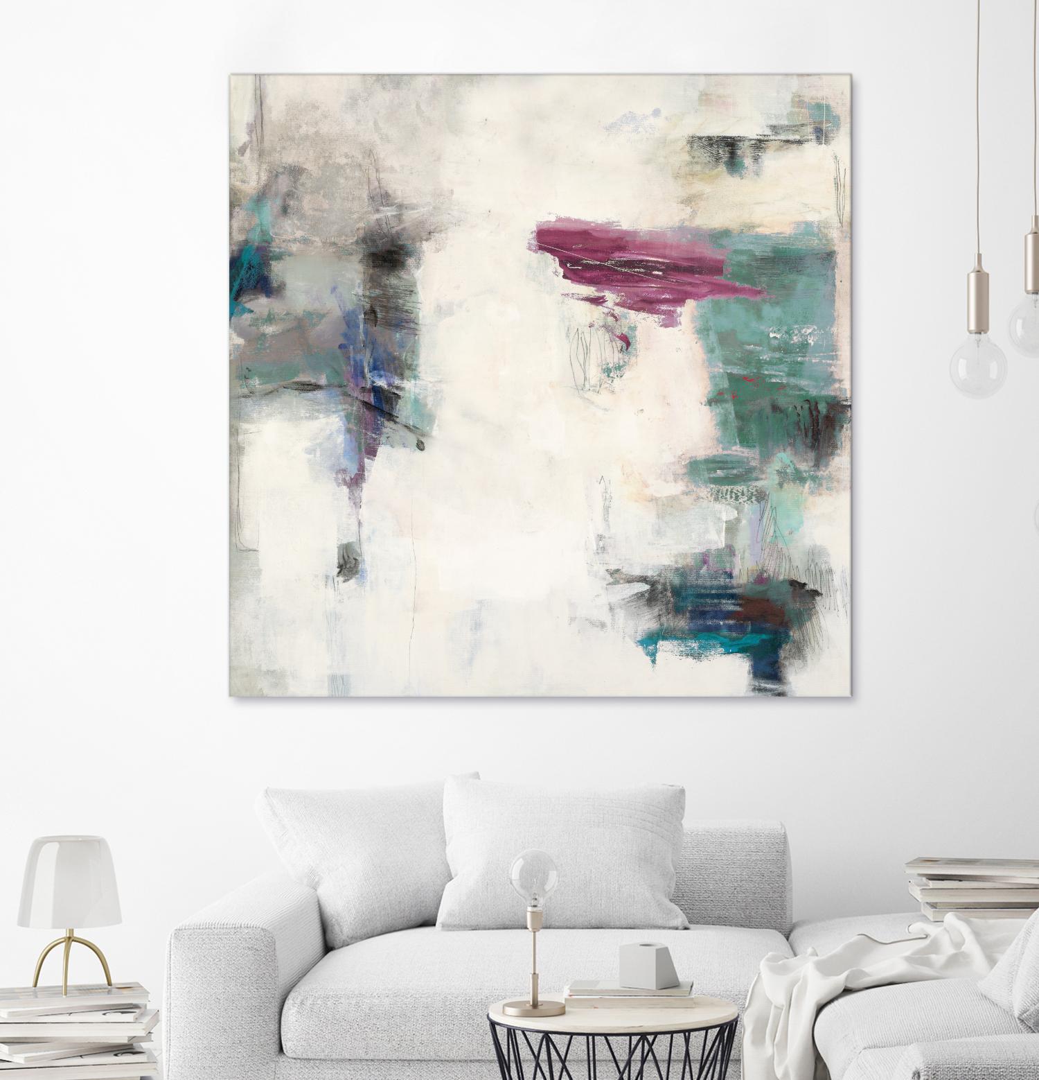 Best Promise by Randy Hibberd on GIANT ART - turquoise abstract