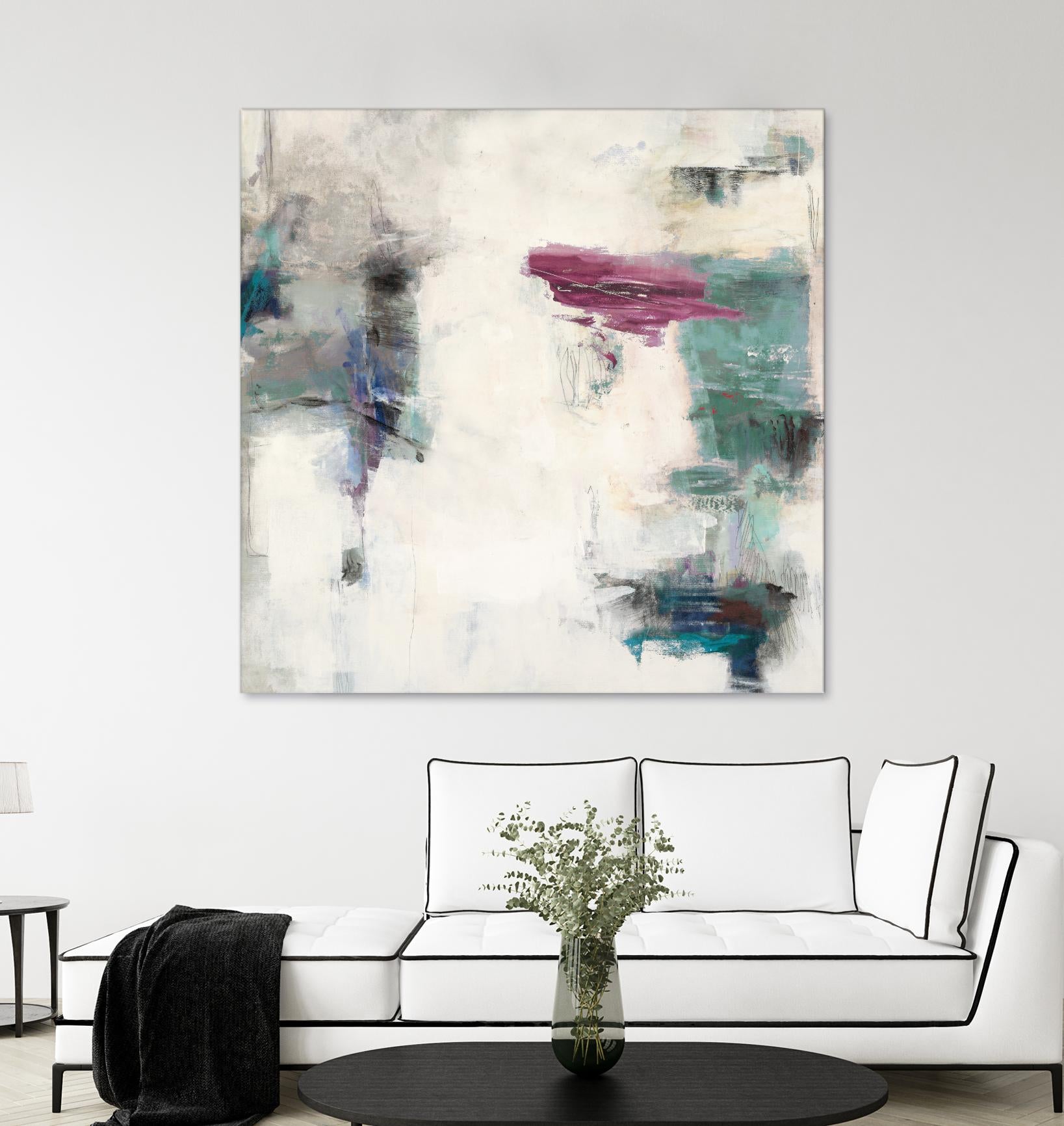 Best Promise by Randy Hibberd on GIANT ART - turquoise abstract