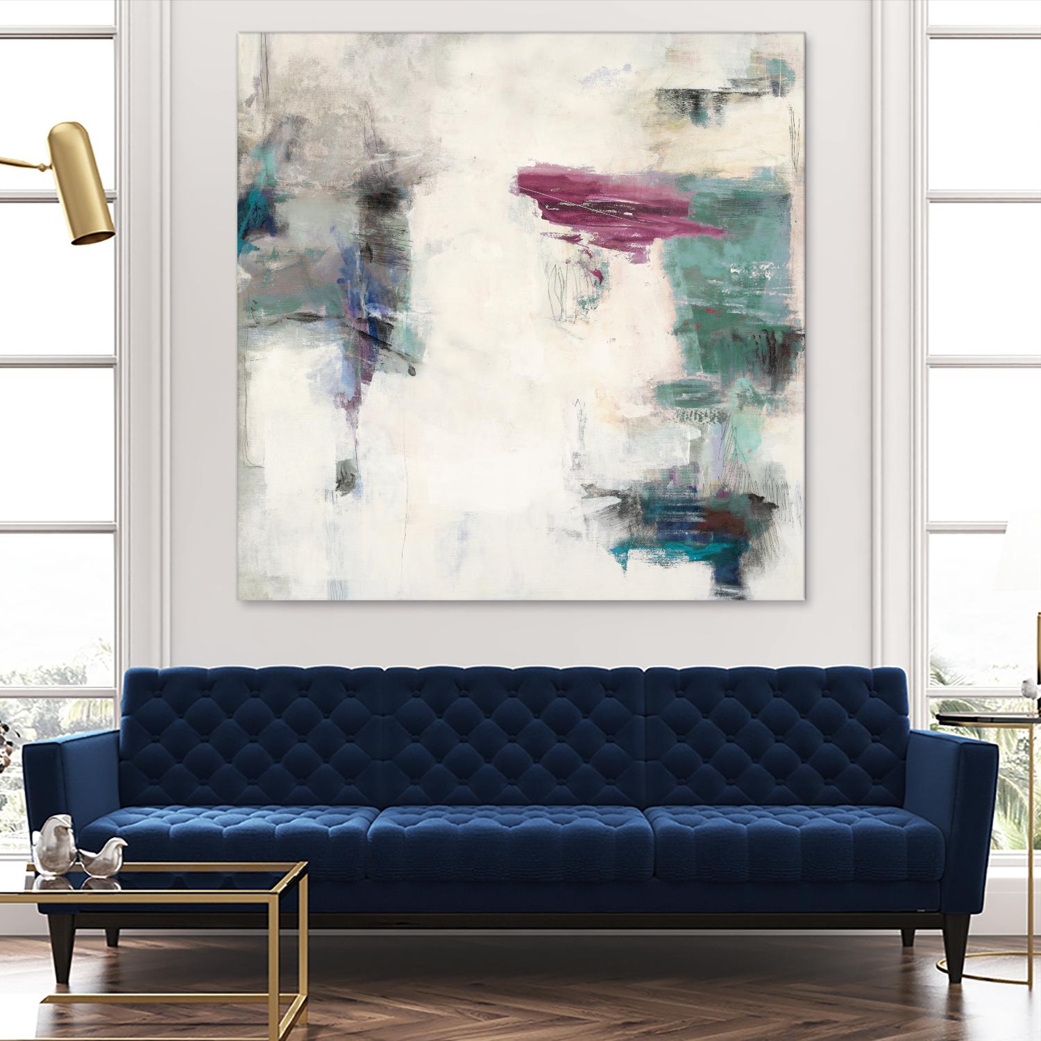 Best Promise by Randy Hibberd on GIANT ART - turquoise abstract