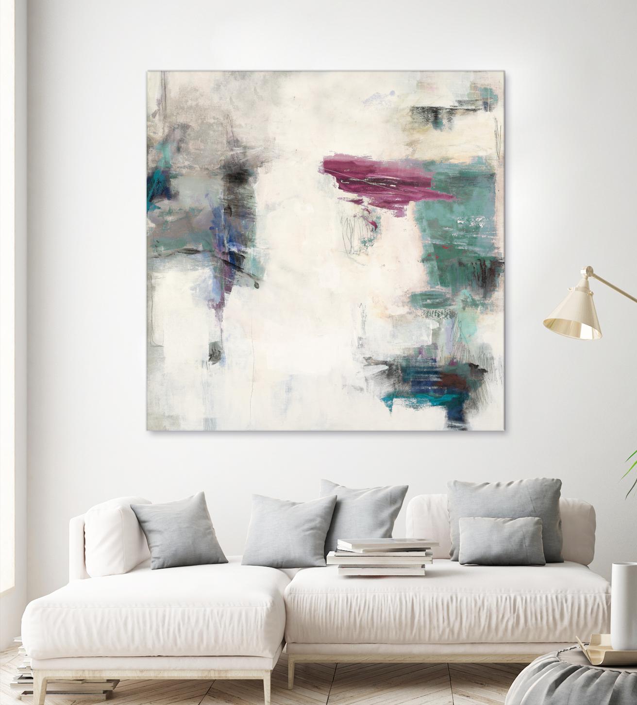 Best Promise by Randy Hibberd on GIANT ART - turquoise abstract