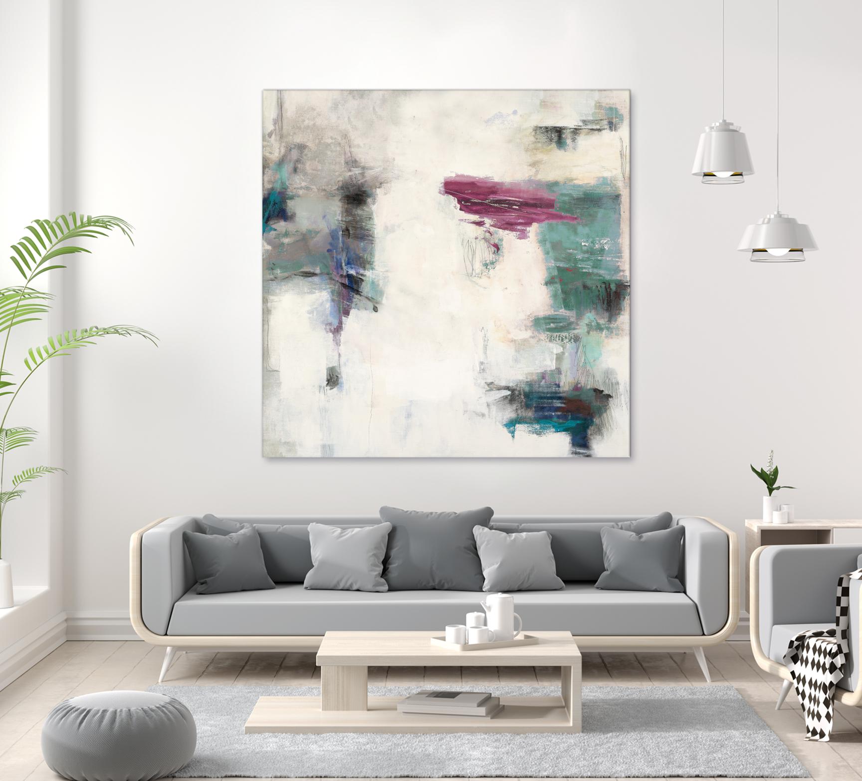 Best Promise by Randy Hibberd on GIANT ART - turquoise abstract