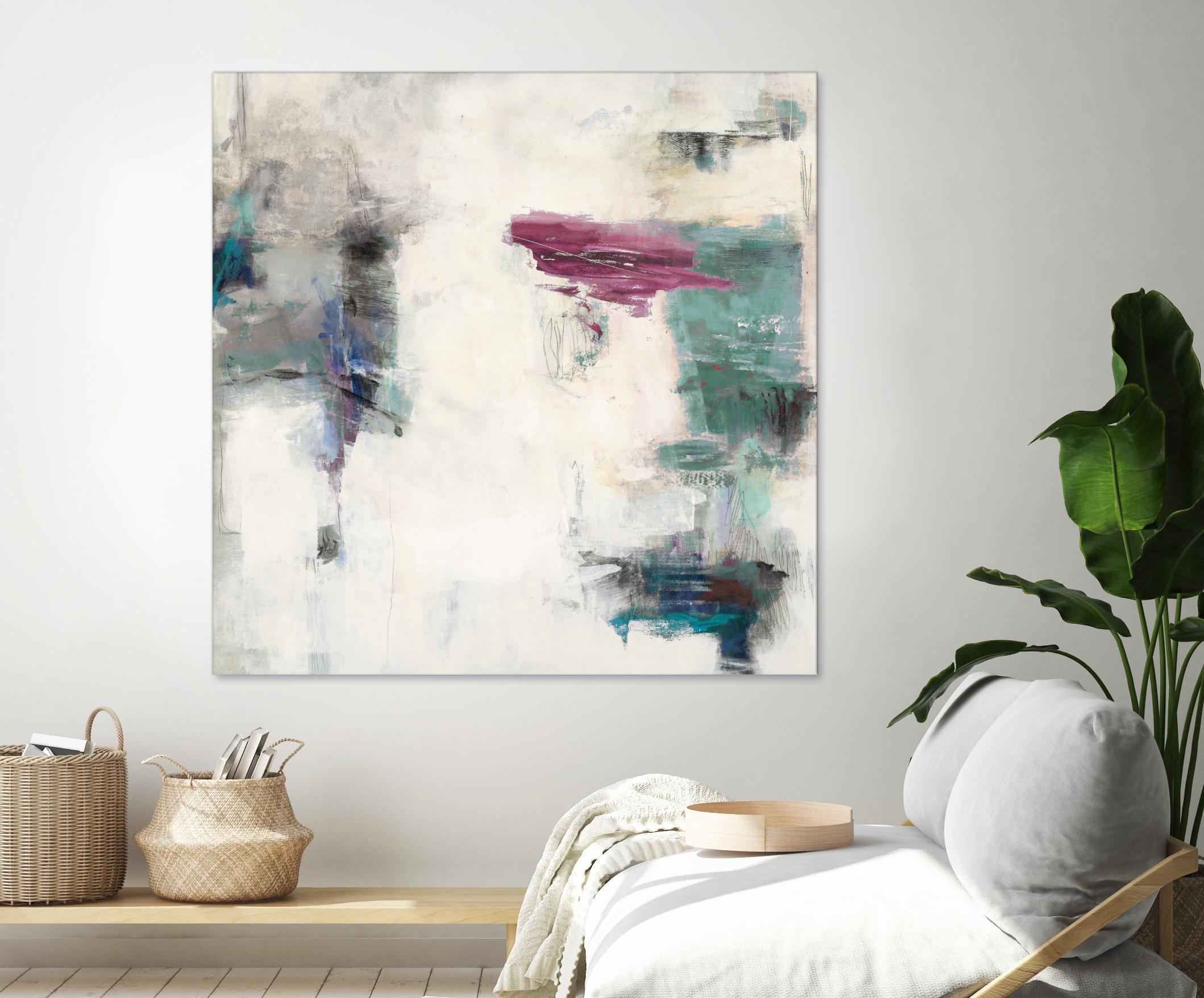 Best Promise by Randy Hibberd on GIANT ART - turquoise abstract