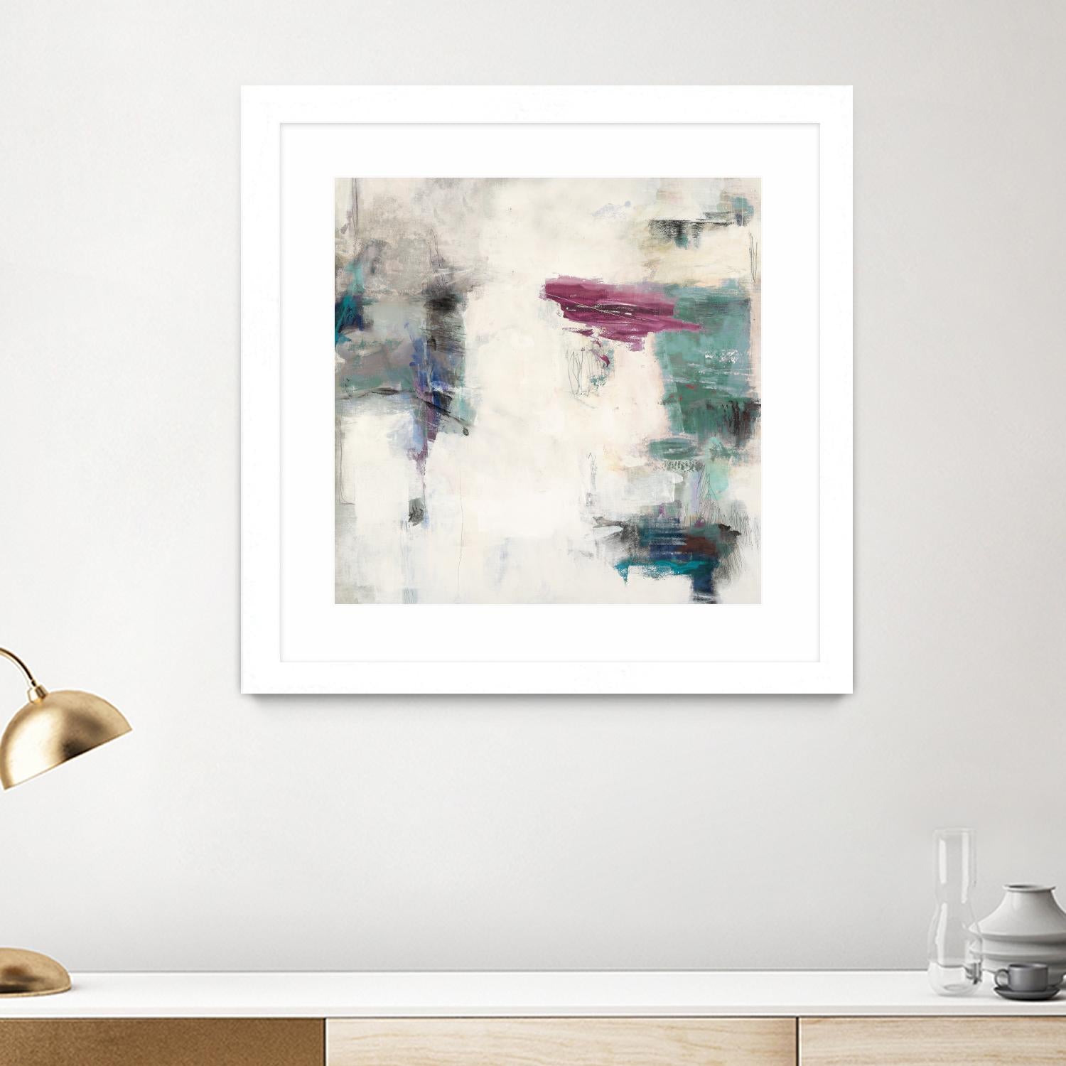 Best Promise by Randy Hibberd on GIANT ART - turquoise abstract