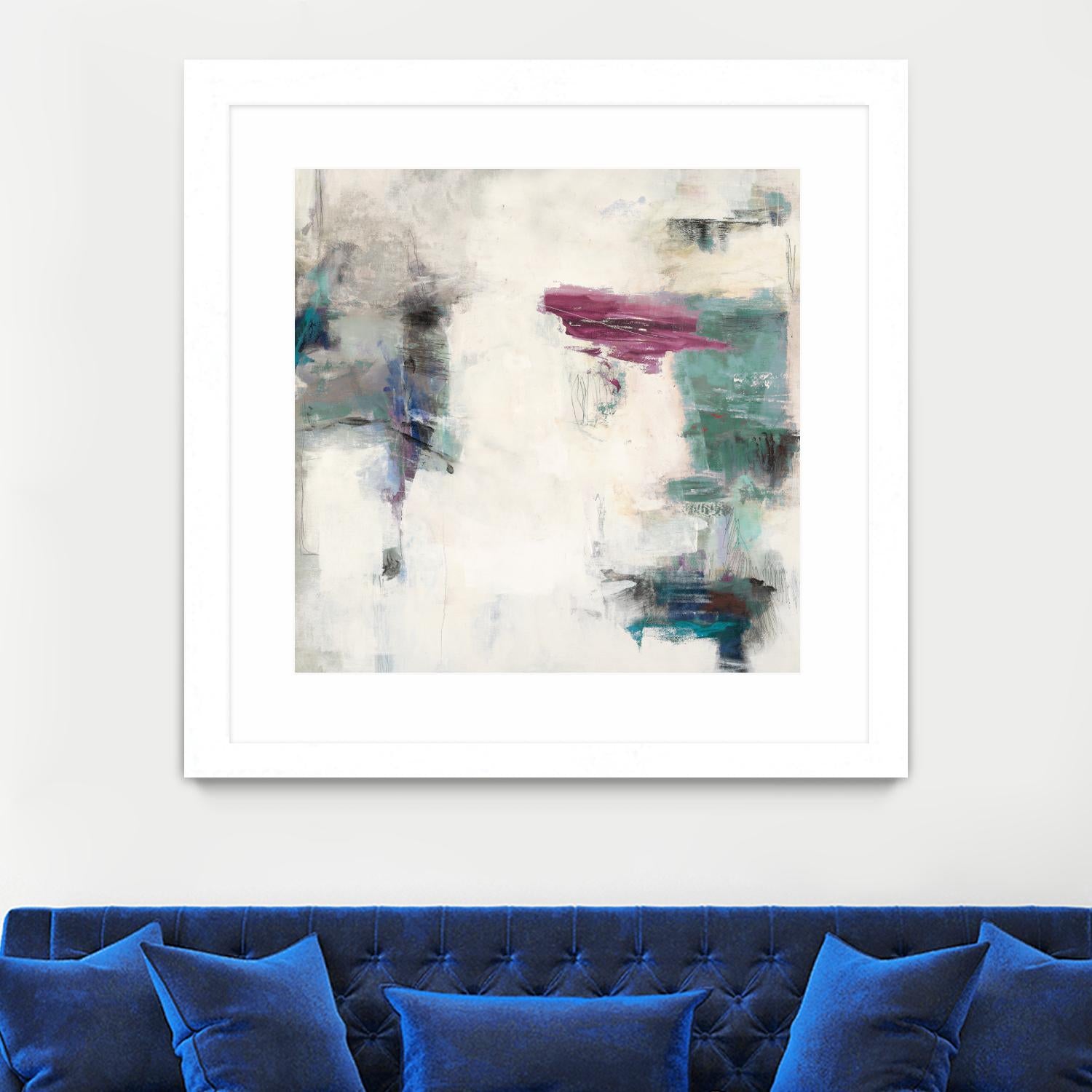 Best Promise by Randy Hibberd on GIANT ART - turquoise abstract