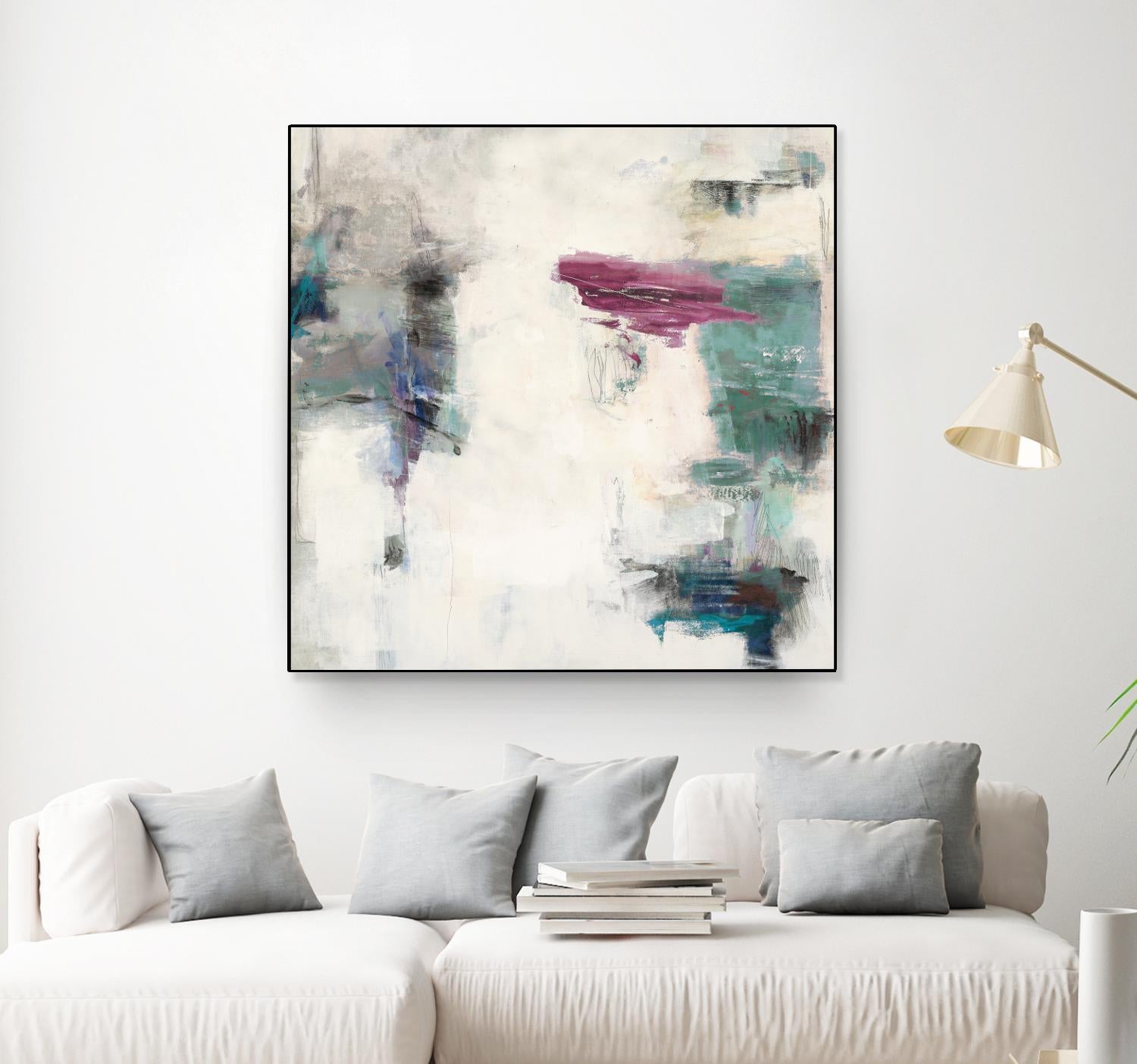 Best Promise by Randy Hibberd on GIANT ART - turquoise abstract