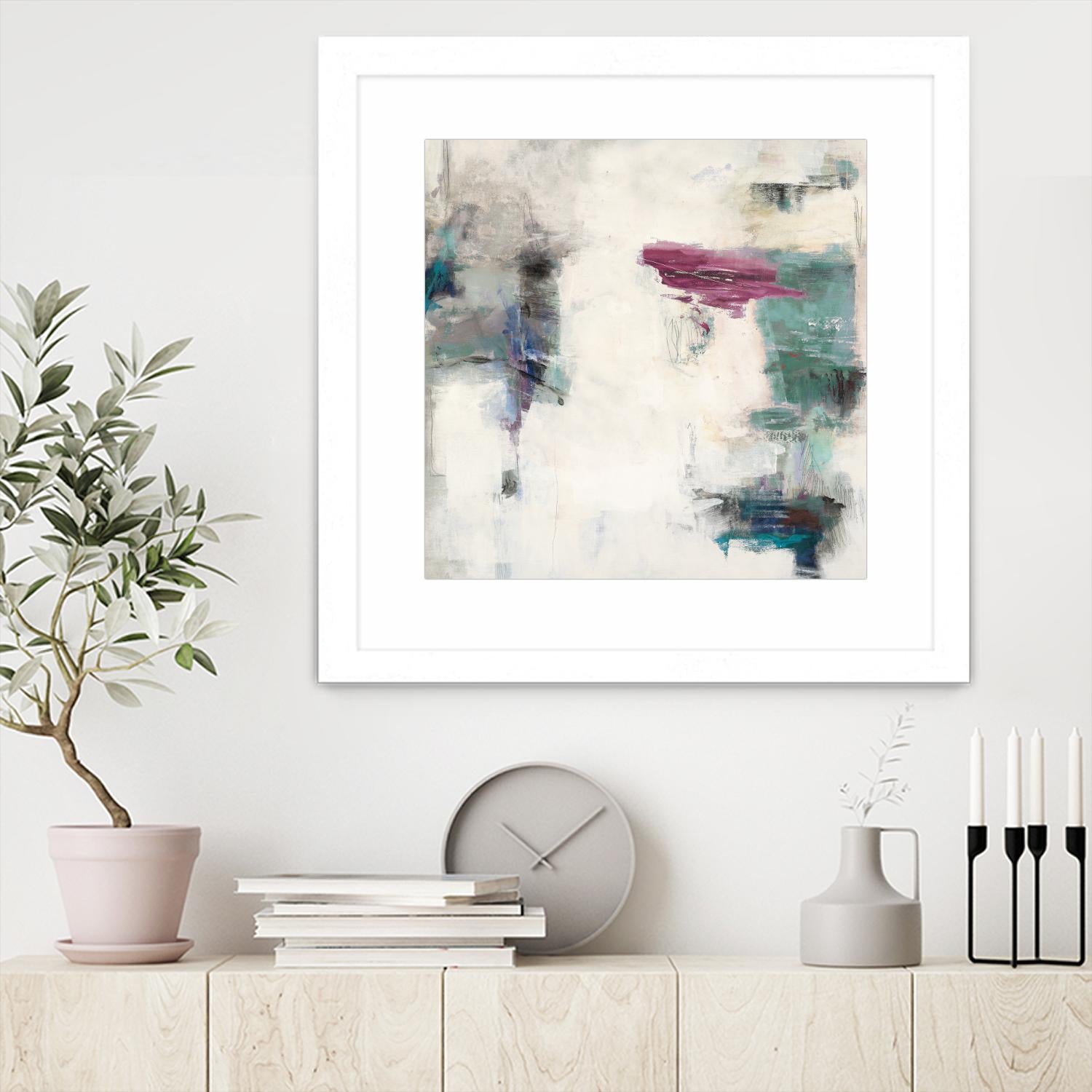 Best Promise by Randy Hibberd on GIANT ART - turquoise abstract