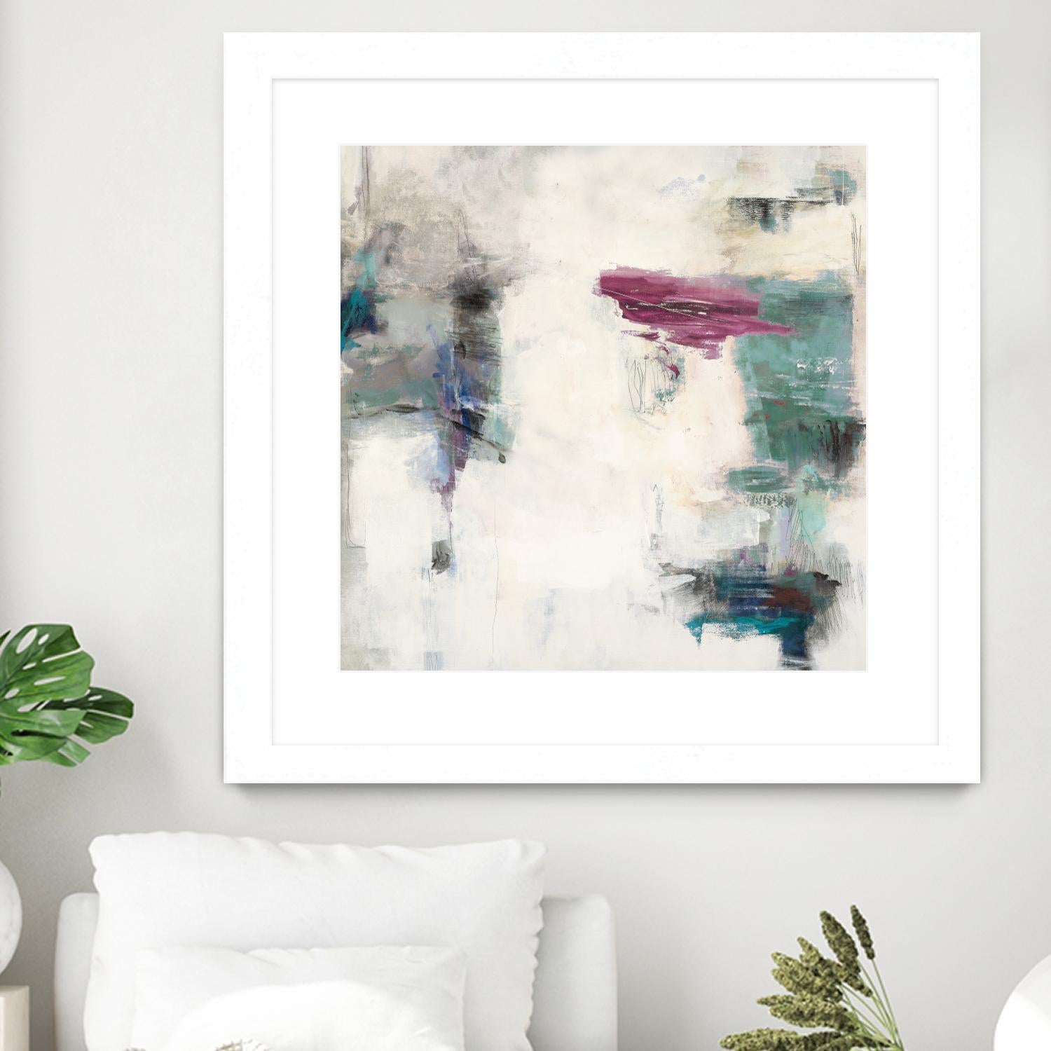 Best Promise by Randy Hibberd on GIANT ART - turquoise abstract