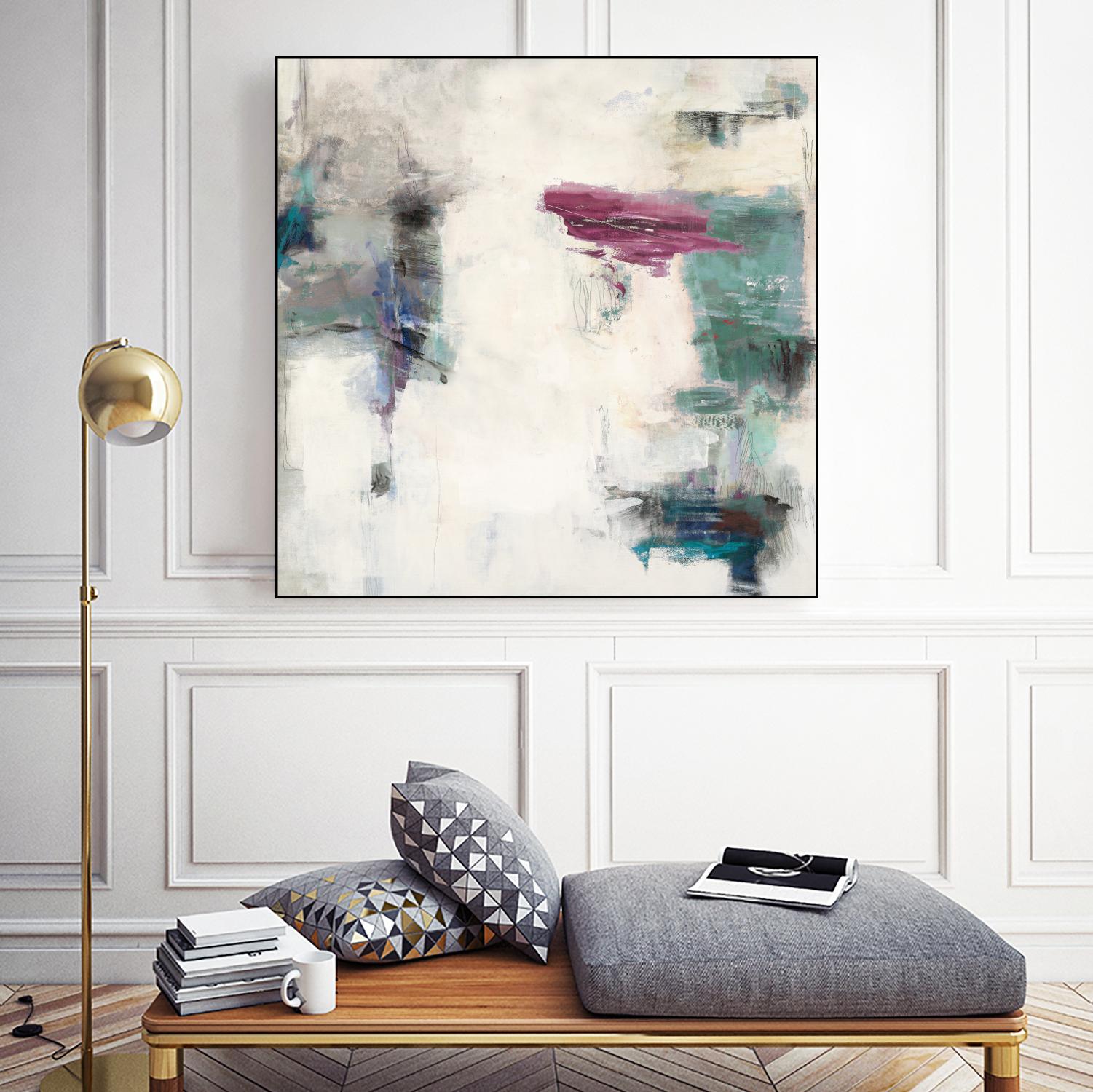 Best Promise by Randy Hibberd on GIANT ART - turquoise abstract