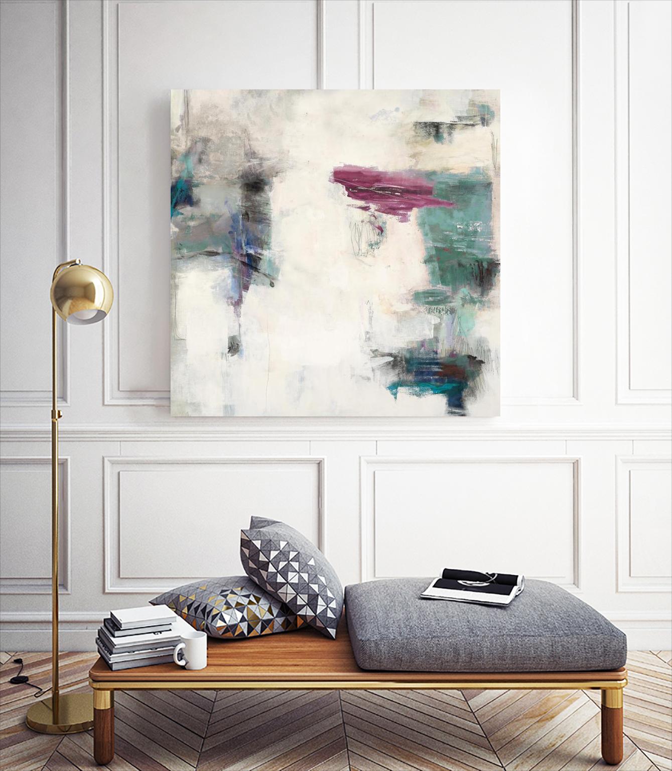 Best Promise by Randy Hibberd on GIANT ART - turquoise abstract