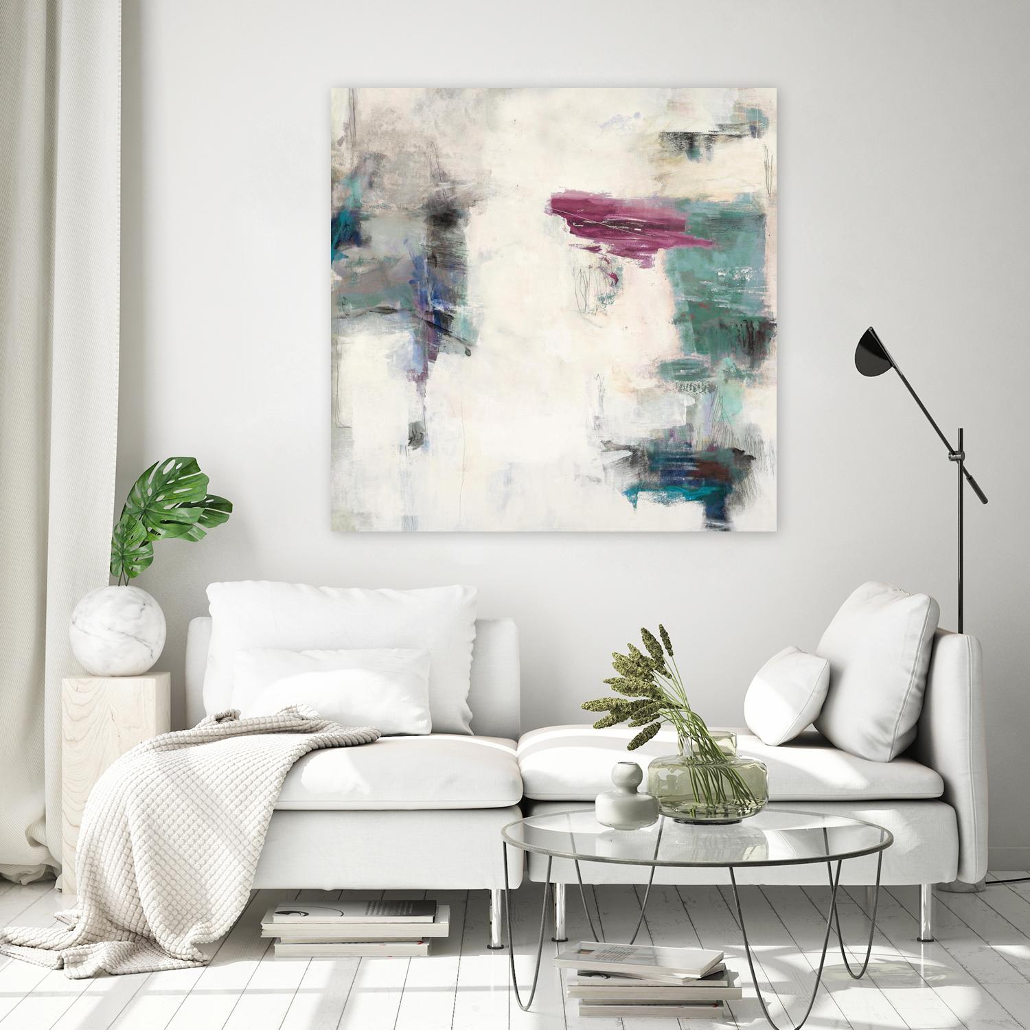 Best Promise by Randy Hibberd on GIANT ART - turquoise abstract