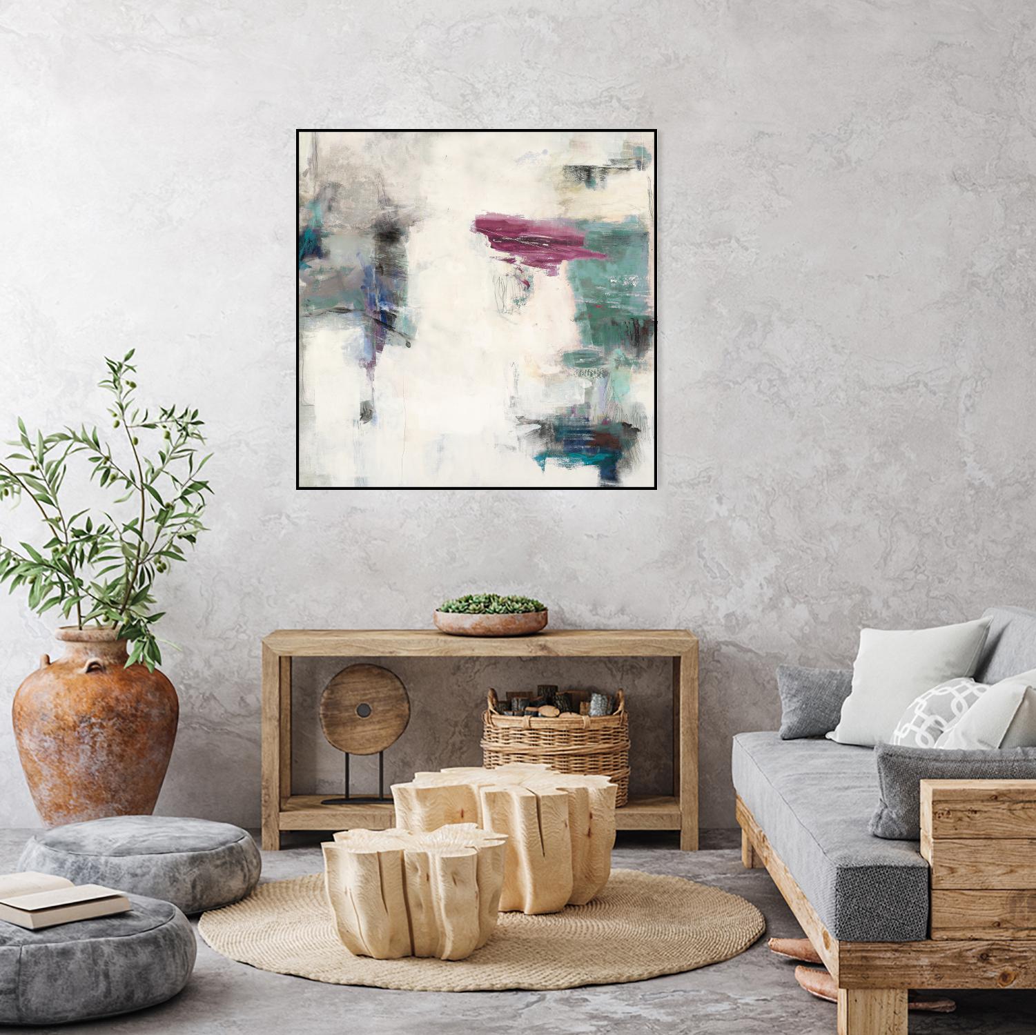 Best Promise by Randy Hibberd on GIANT ART - turquoise abstract