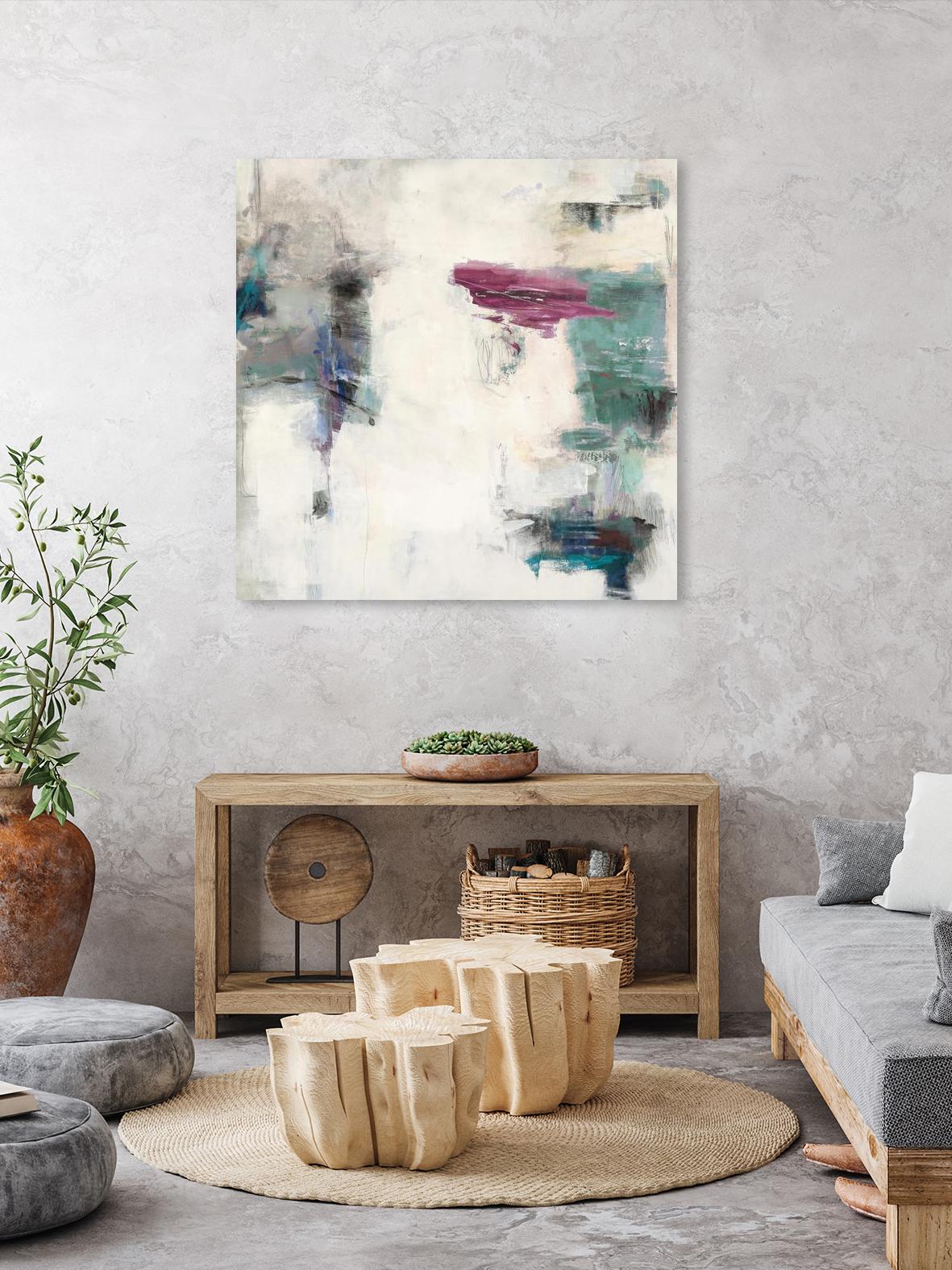 Best Promise by Randy Hibberd on GIANT ART - turquoise abstract