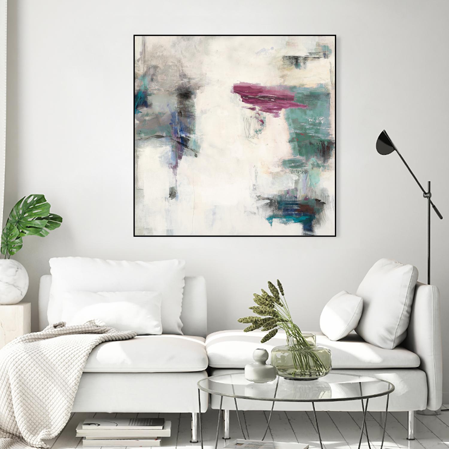 Best Promise by Randy Hibberd on GIANT ART - turquoise abstract