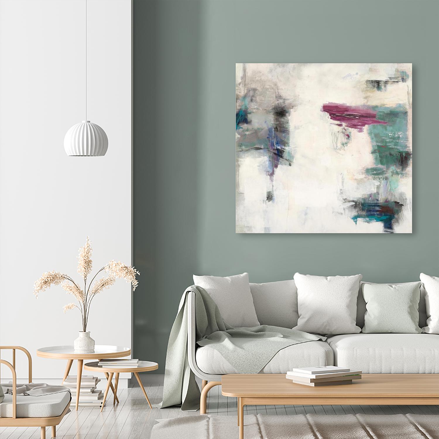 Best Promise by Randy Hibberd on GIANT ART - turquoise abstract