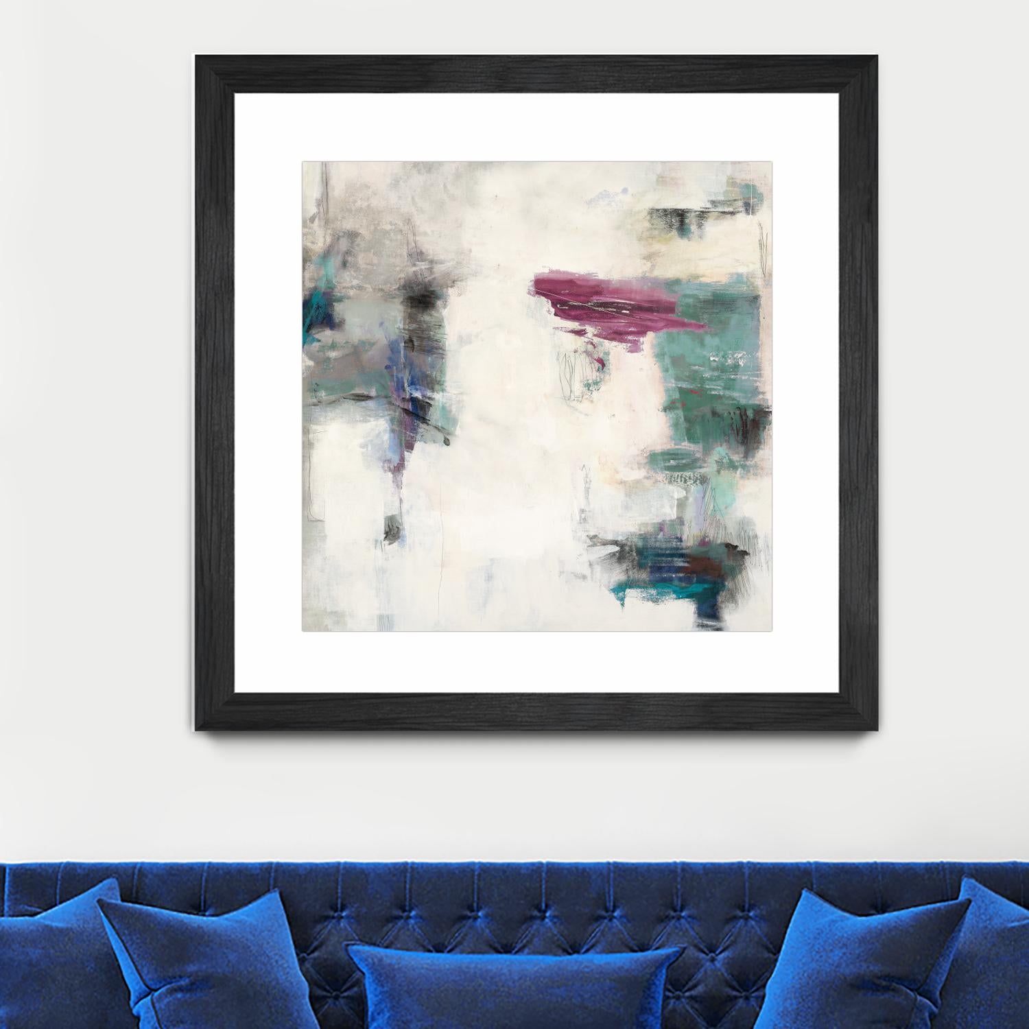 Best Promise by Randy Hibberd on GIANT ART - turquoise abstract