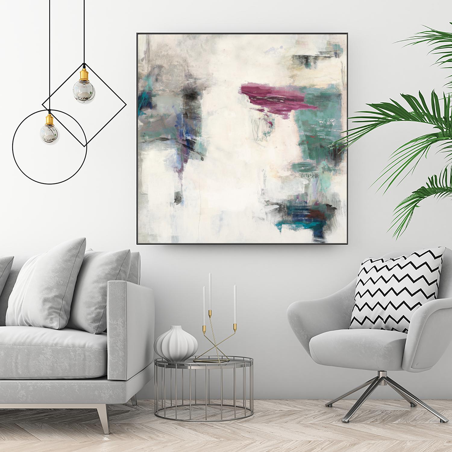 Best Promise by Randy Hibberd on GIANT ART - turquoise abstract