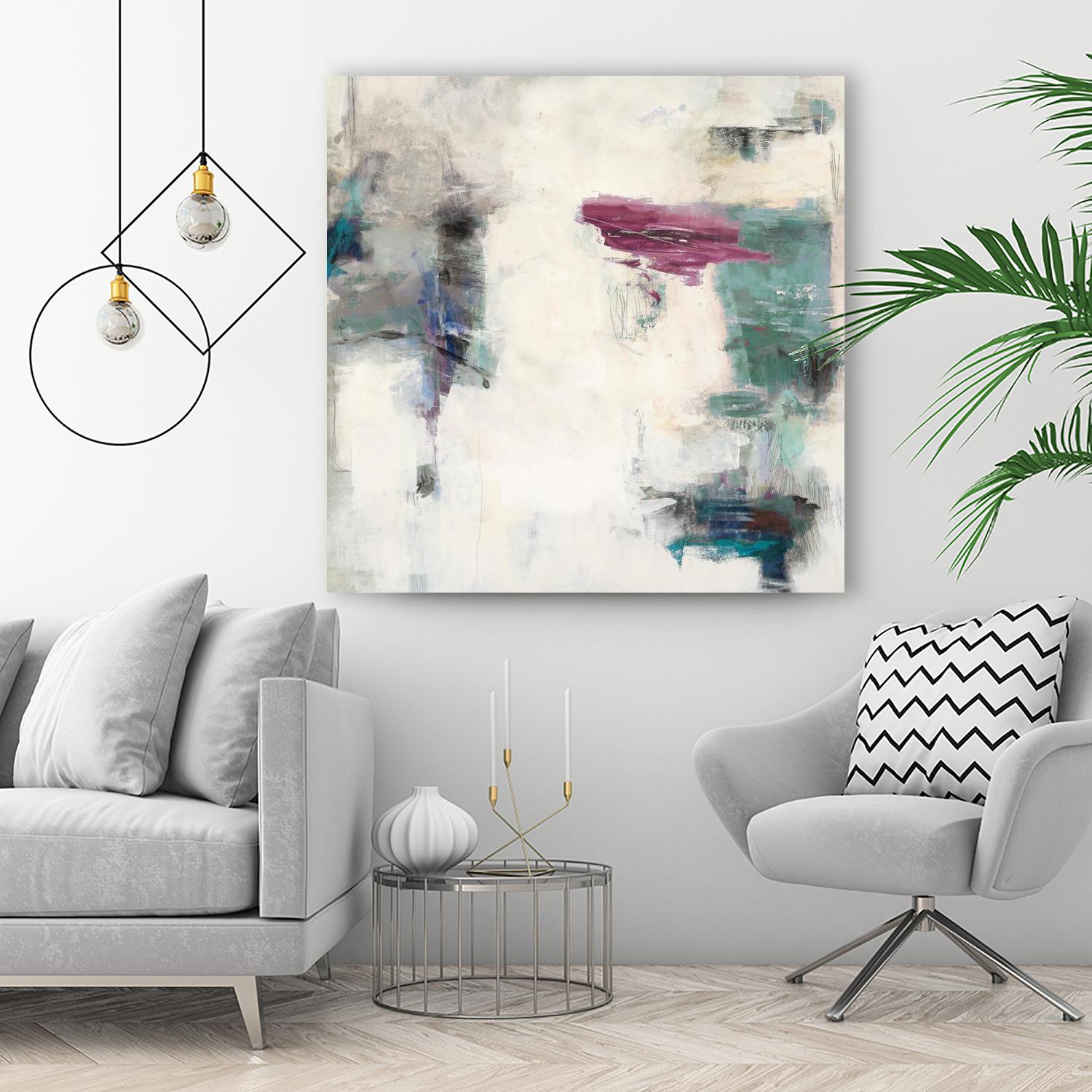 Best Promise by Randy Hibberd on GIANT ART - turquoise abstract