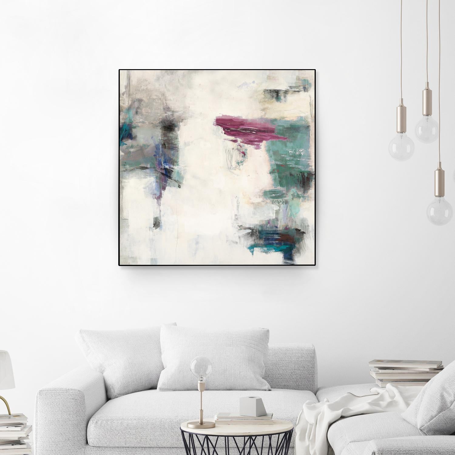 Best Promise by Randy Hibberd on GIANT ART - turquoise abstract