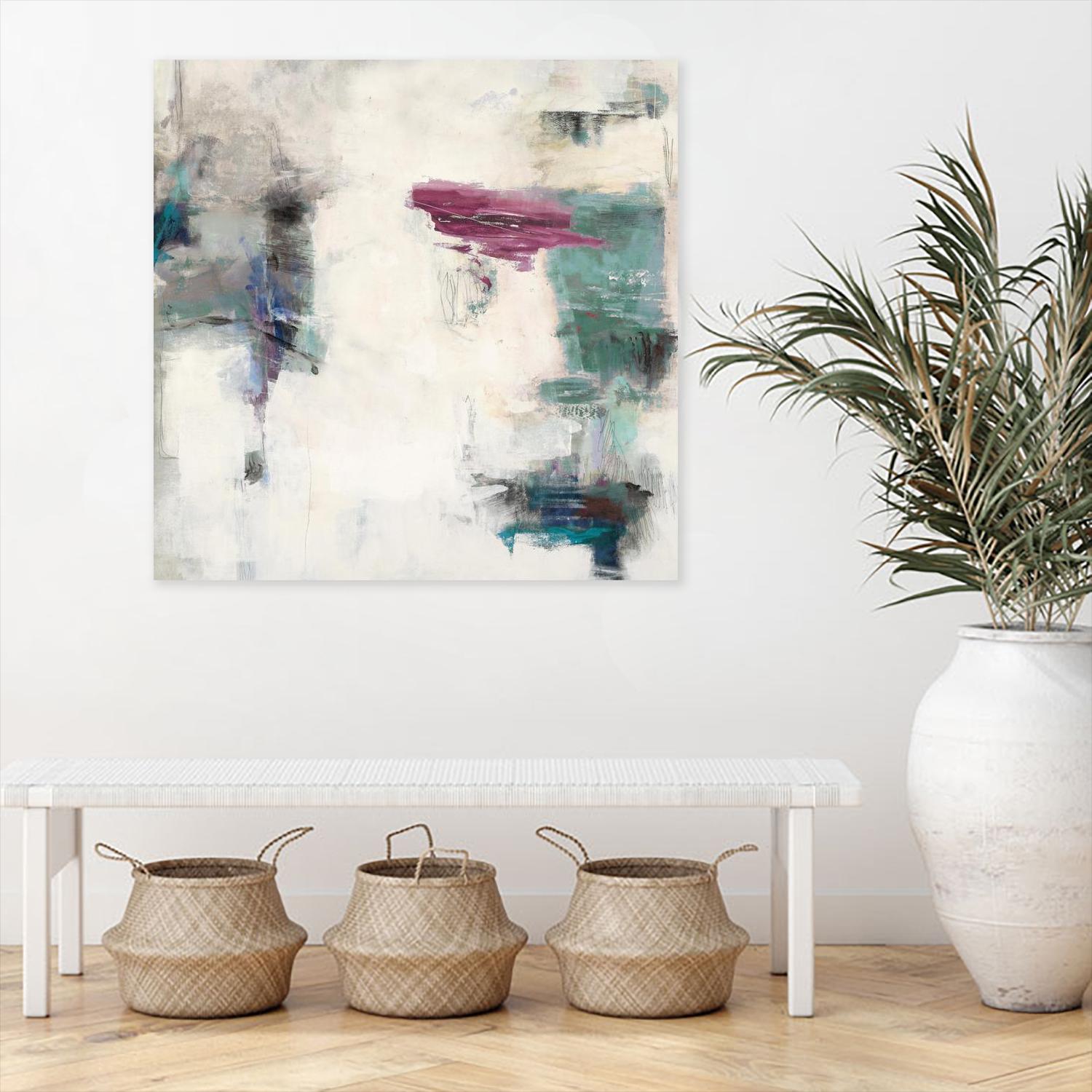 Best Promise by Randy Hibberd on GIANT ART - turquoise abstract