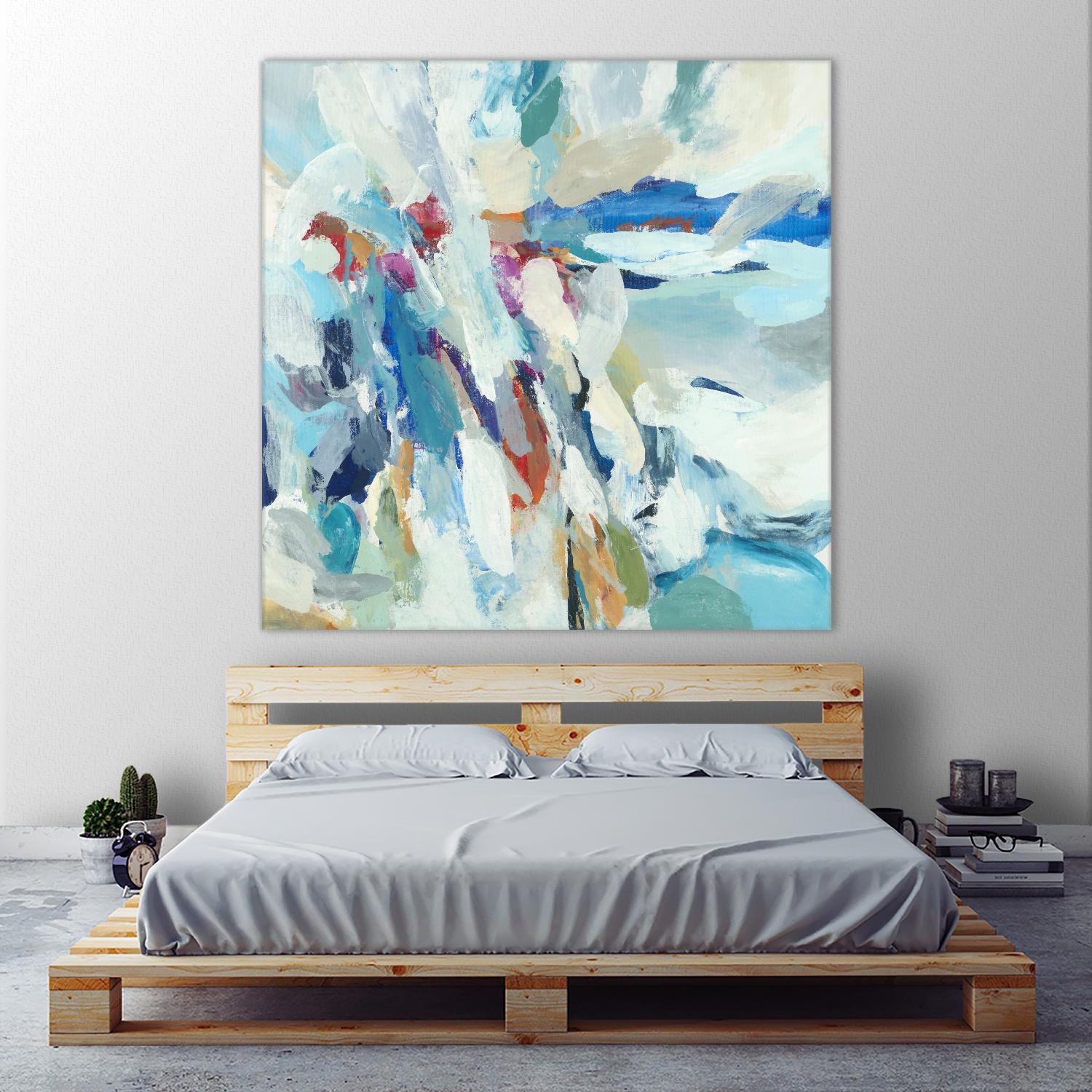 Joyous Expansion by Randy Hibberd on GIANT ART - blues abstract