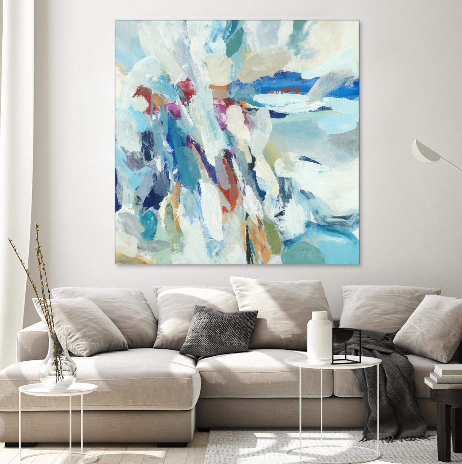 Joyous Expansion by Randy Hibberd on GIANT ART - blues abstract