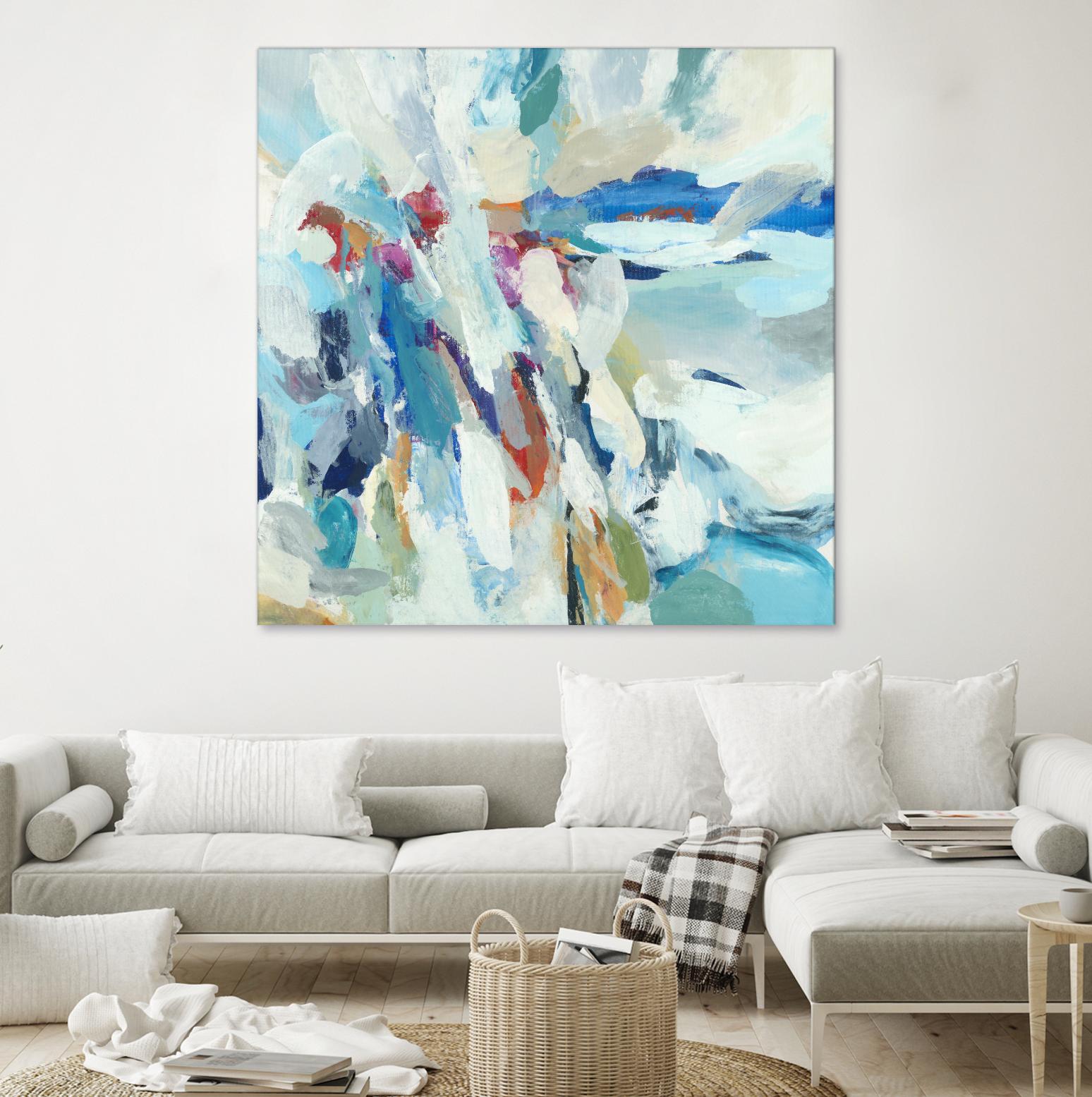 Joyous Expansion by Randy Hibberd on GIANT ART - blues abstract