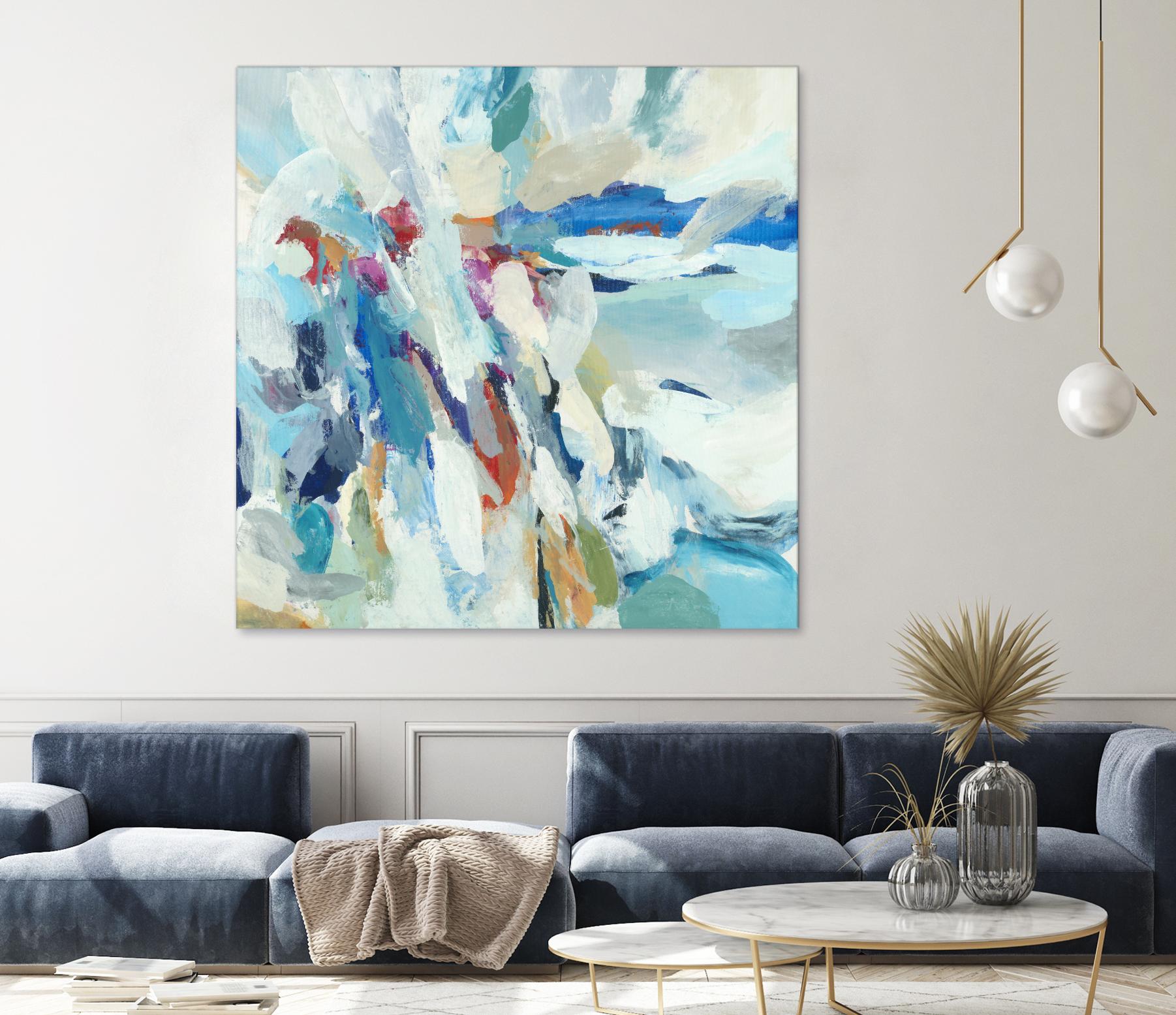 Joyous Expansion by Randy Hibberd on GIANT ART - blues abstract