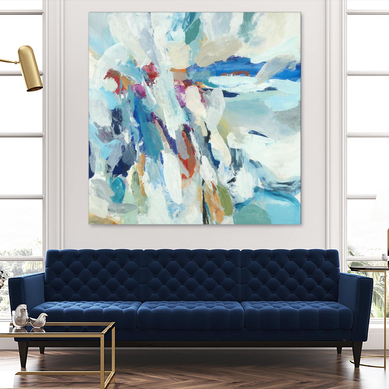 Joyous Expansion by Randy Hibberd on GIANT ART - blues abstract