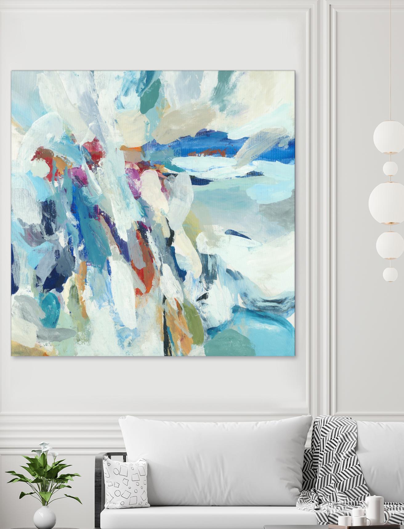 Joyous Expansion by Randy Hibberd on GIANT ART - blues abstract